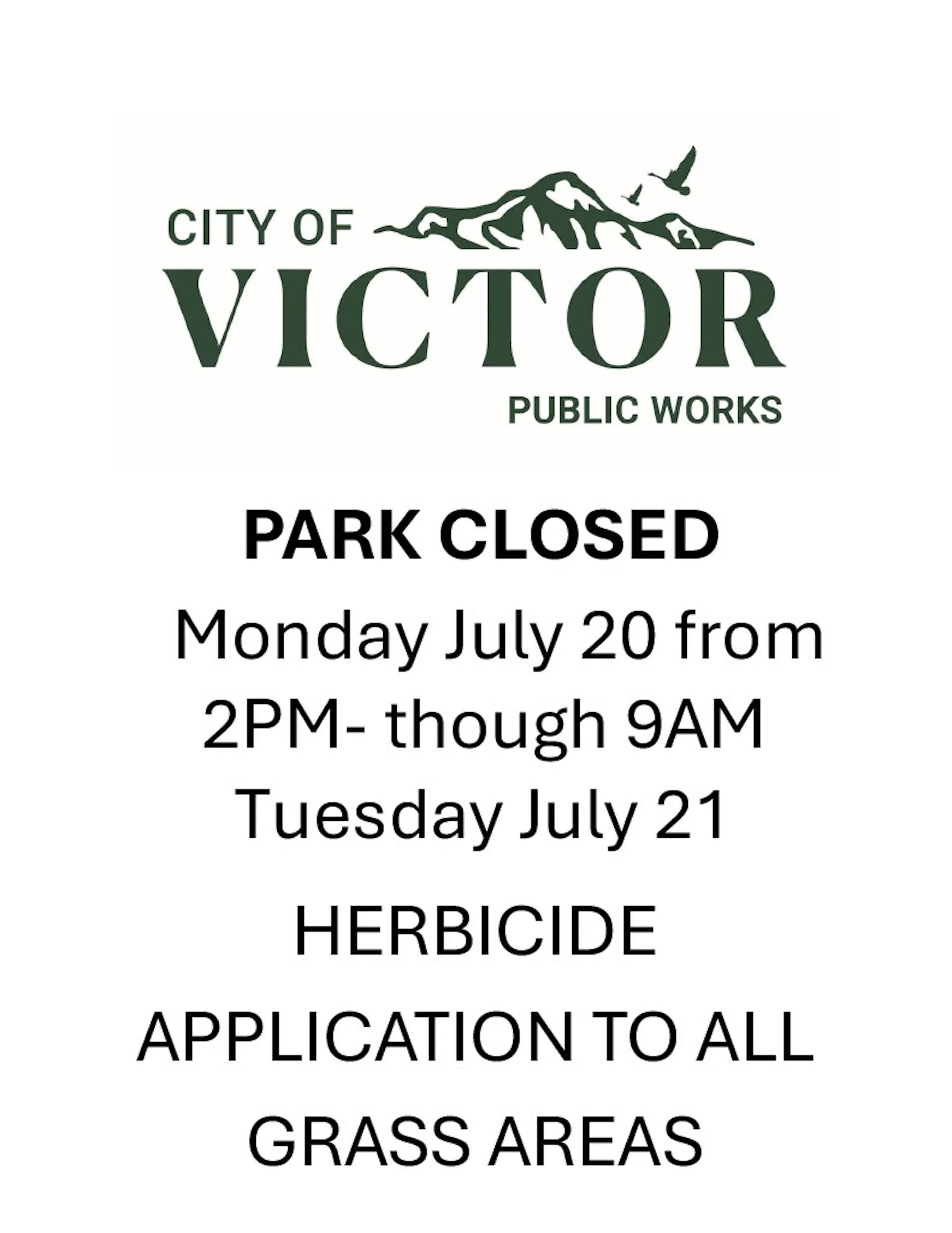 Sherman Park Closed for Herbicide Application featured image