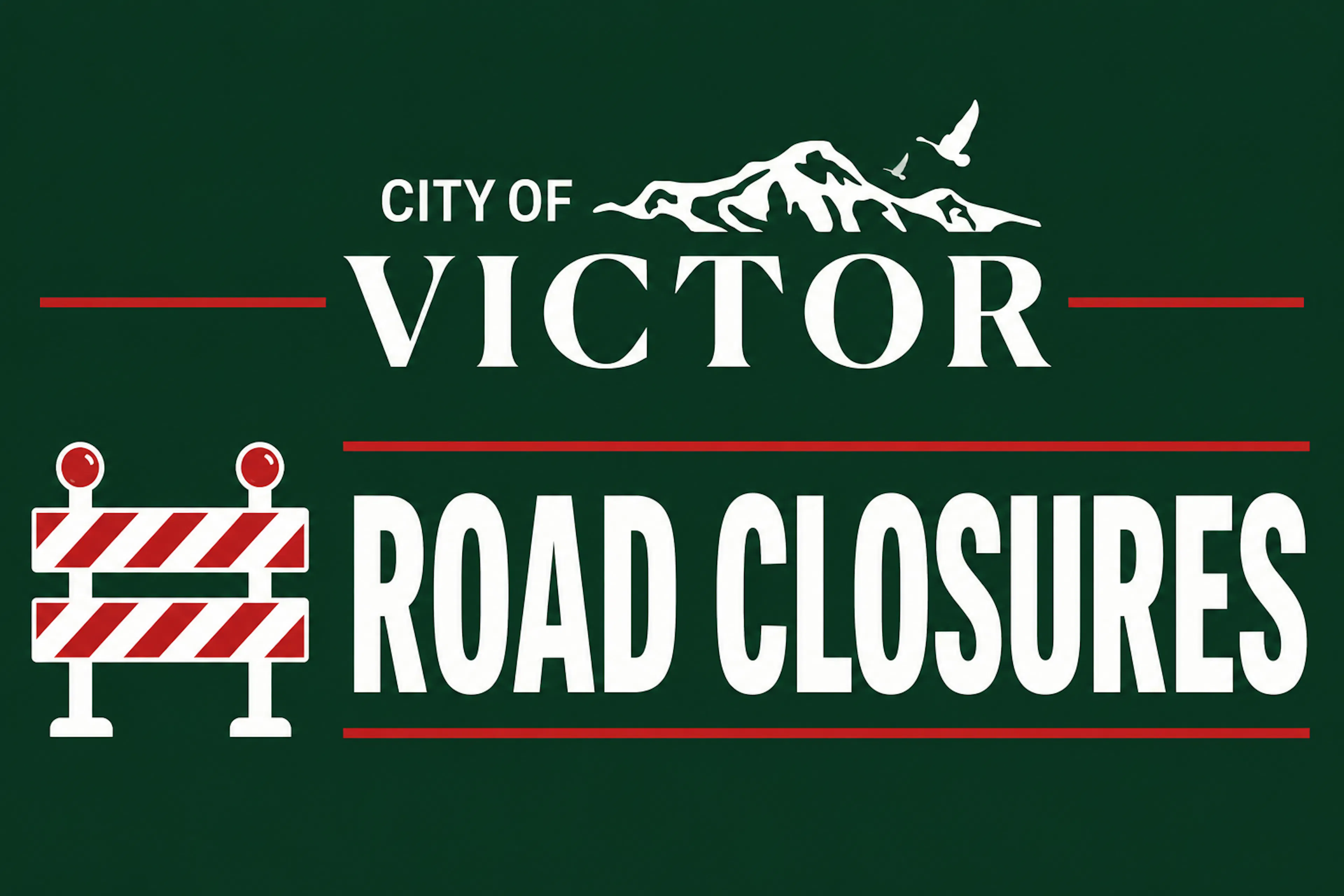 ROAD CLOSURES FOR STREET MAINTENANCE ON July 8th, 2026. featured image
