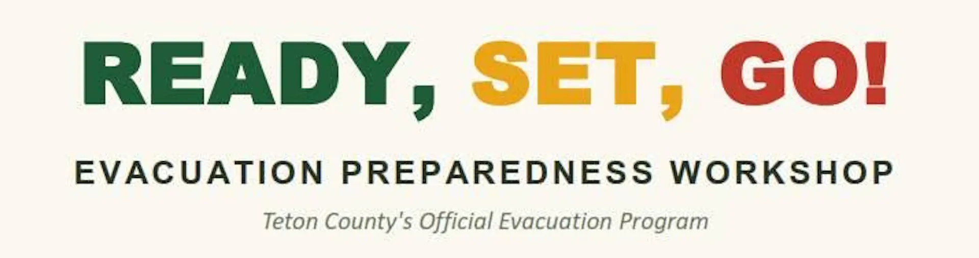 Ready, Set, Go! Evacuation Preparedness Workshop featured image