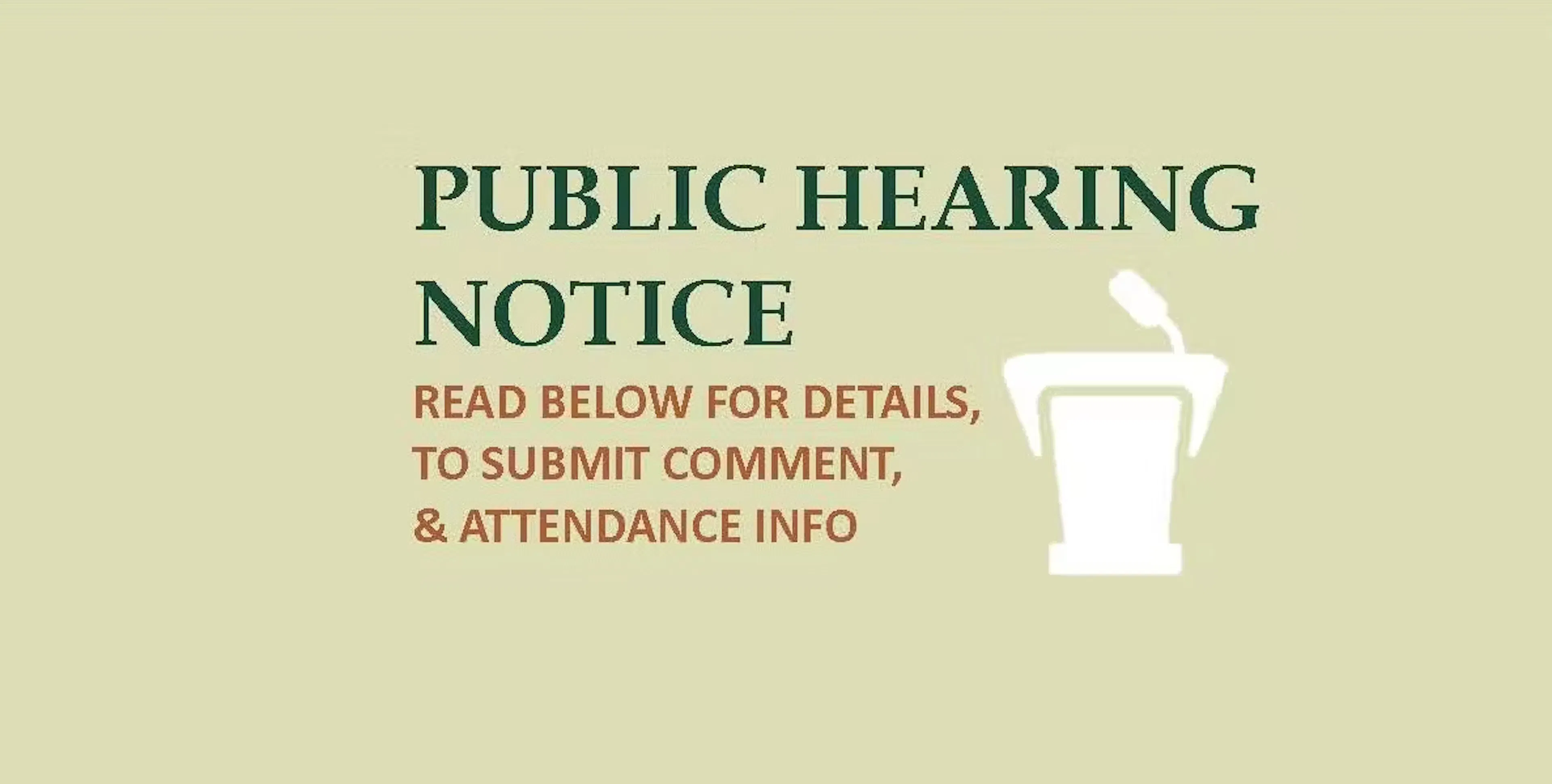 Legal Notice of Public Hearing for Planning & Zoning Commission featured image