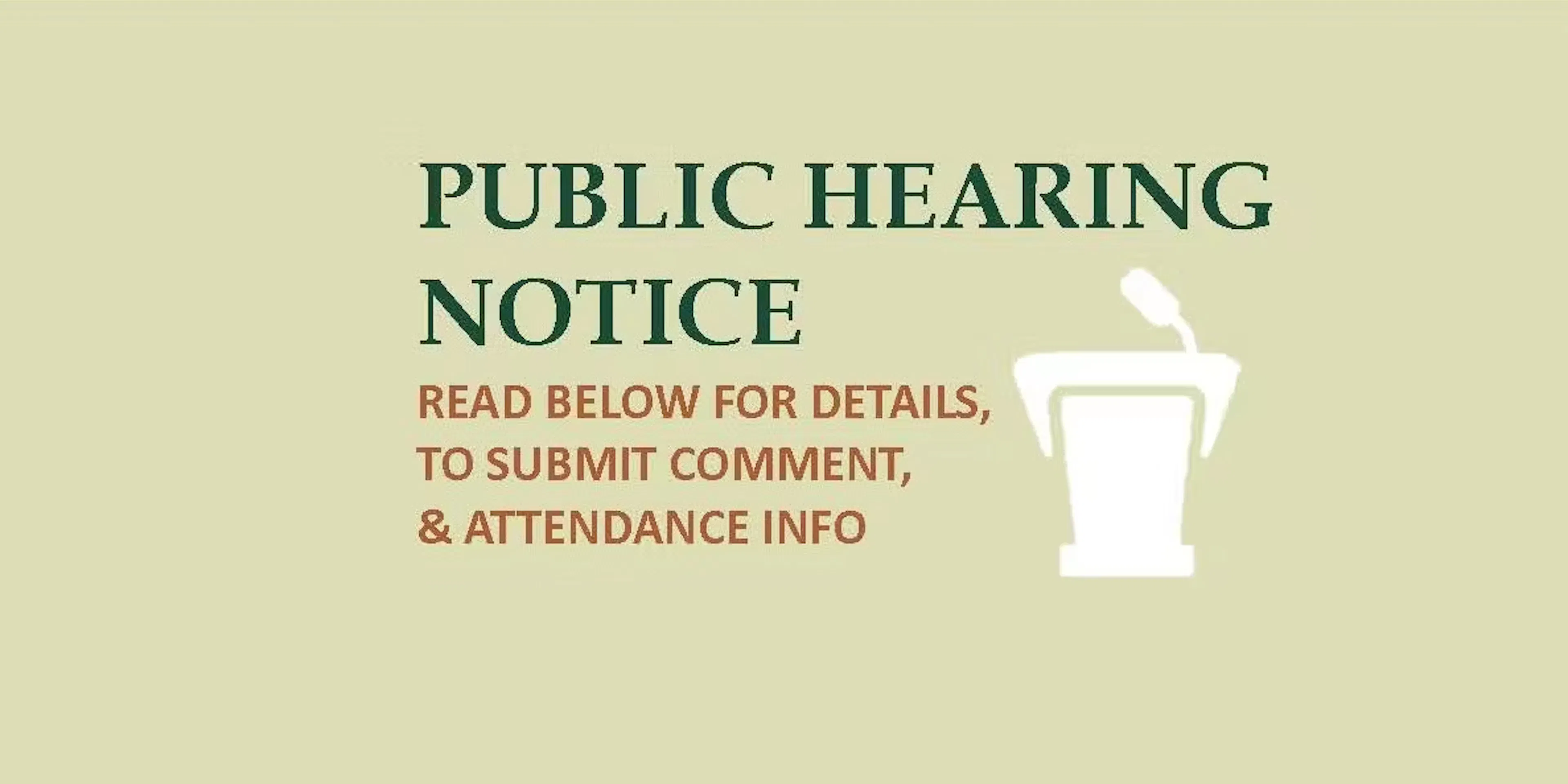 Legal Notice of Public Hearing for Planning & Zoning Commission featured image
