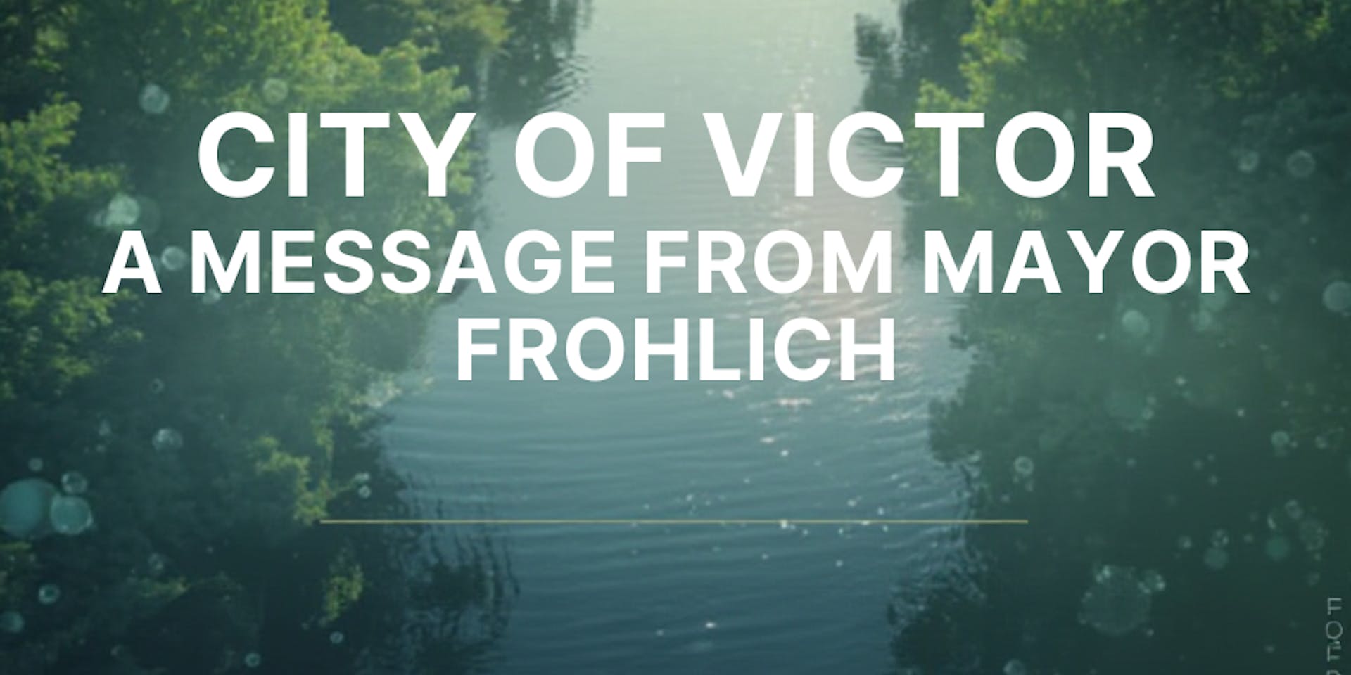 A Message to Victor Residents About the Wastewater Lawsuit featured image
