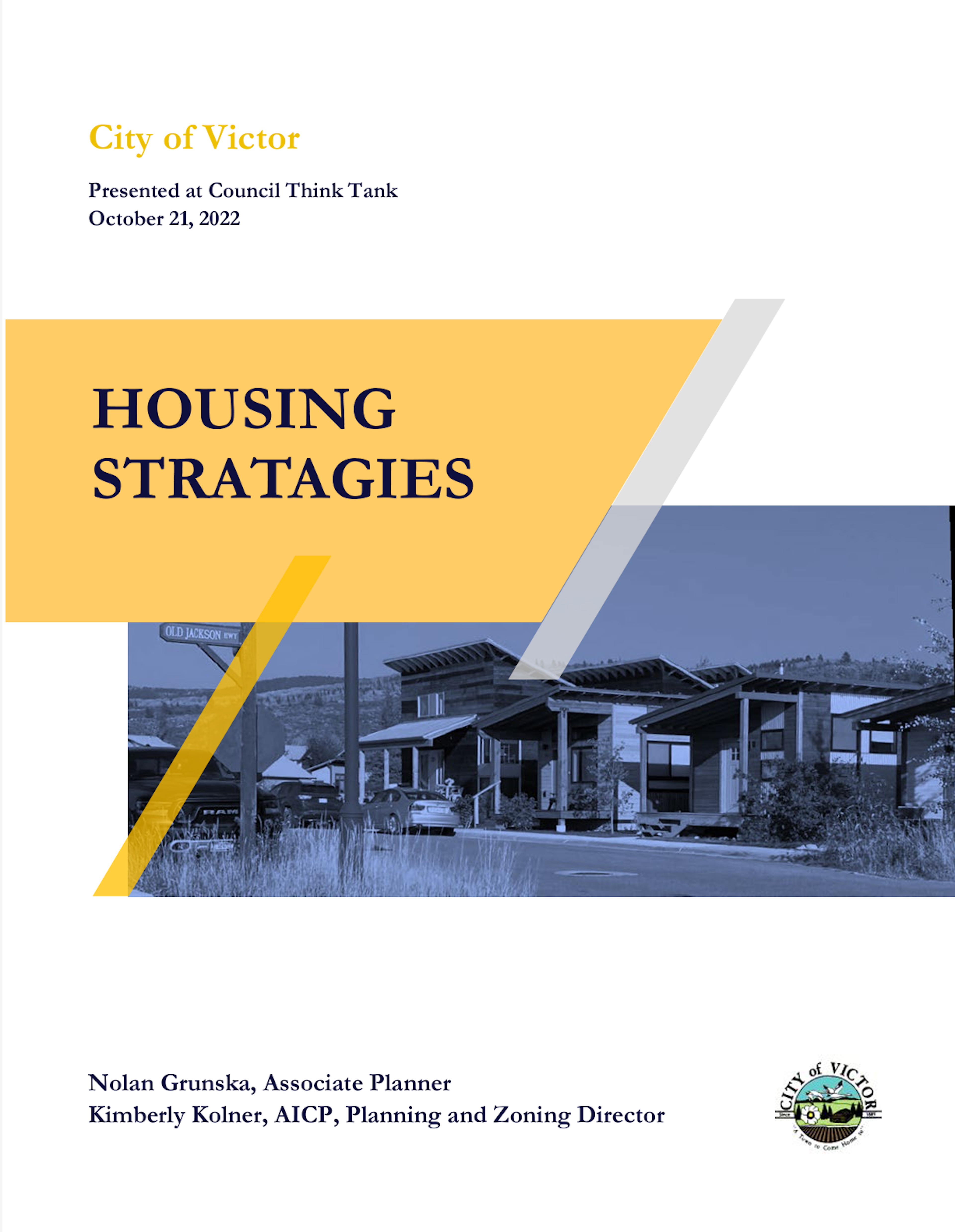 Cover of the 2022 Housing Strategy Study