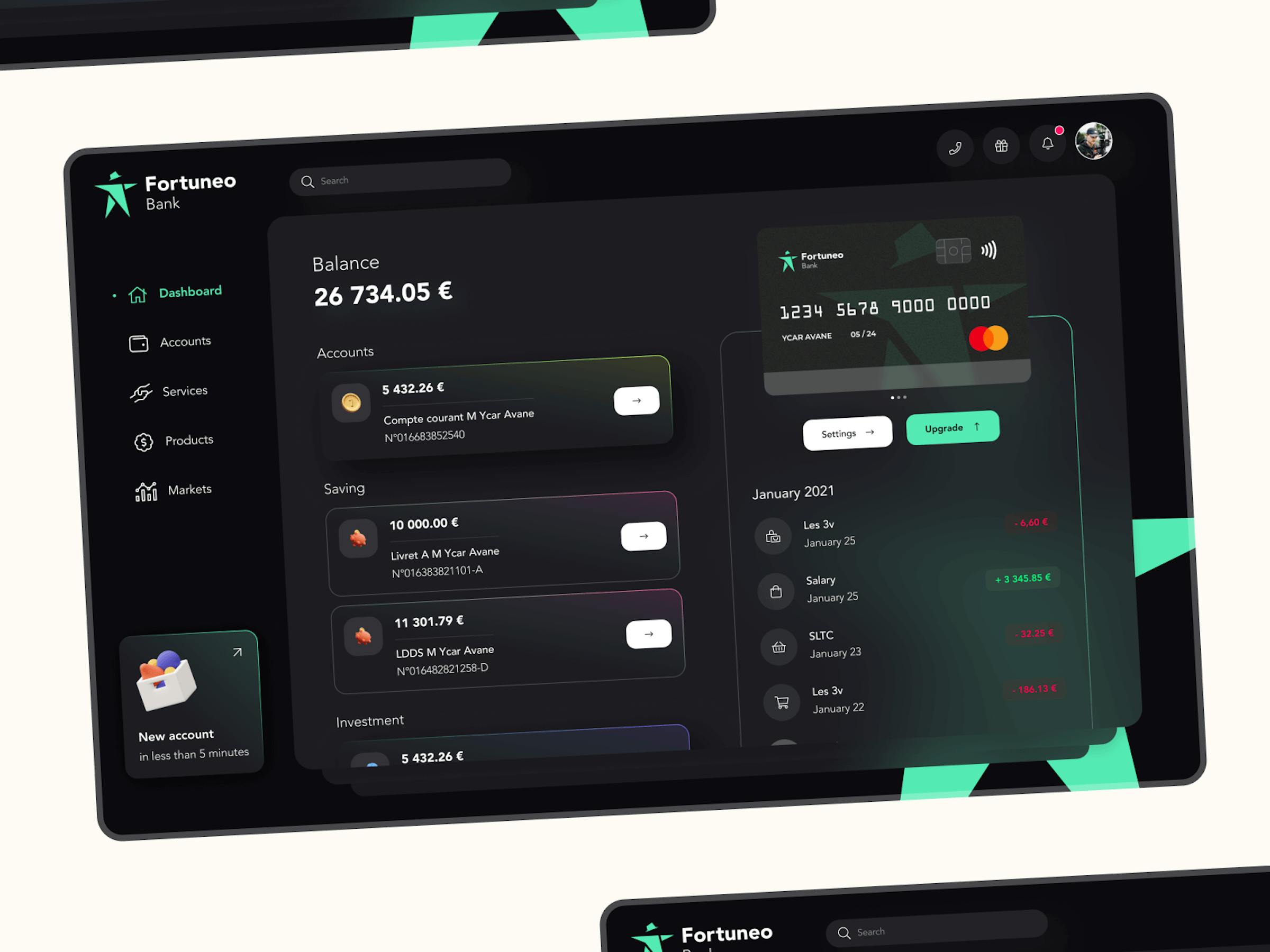 Fortuneo - Redesign