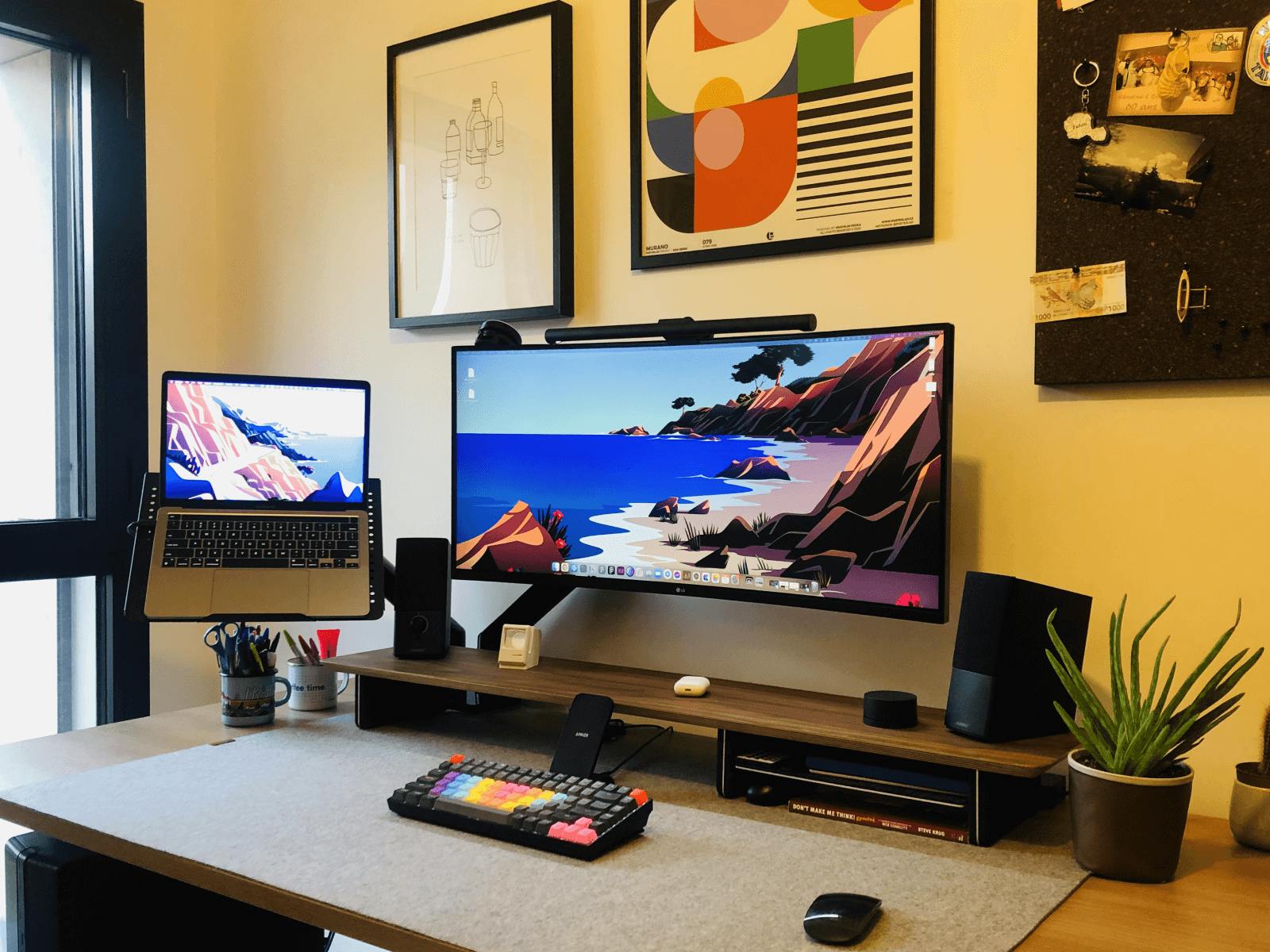 Desk setup