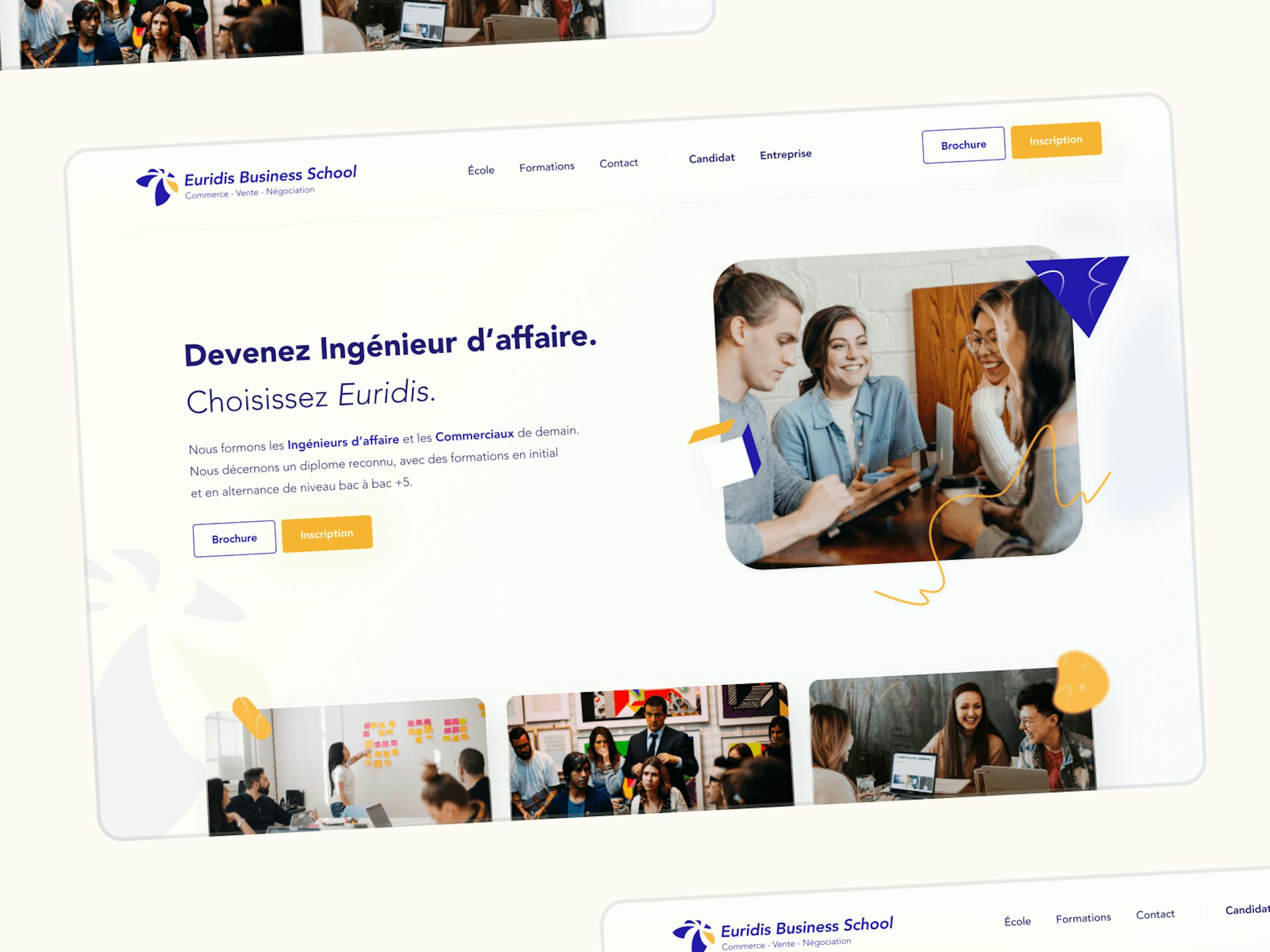Euridis Business School - Redesign