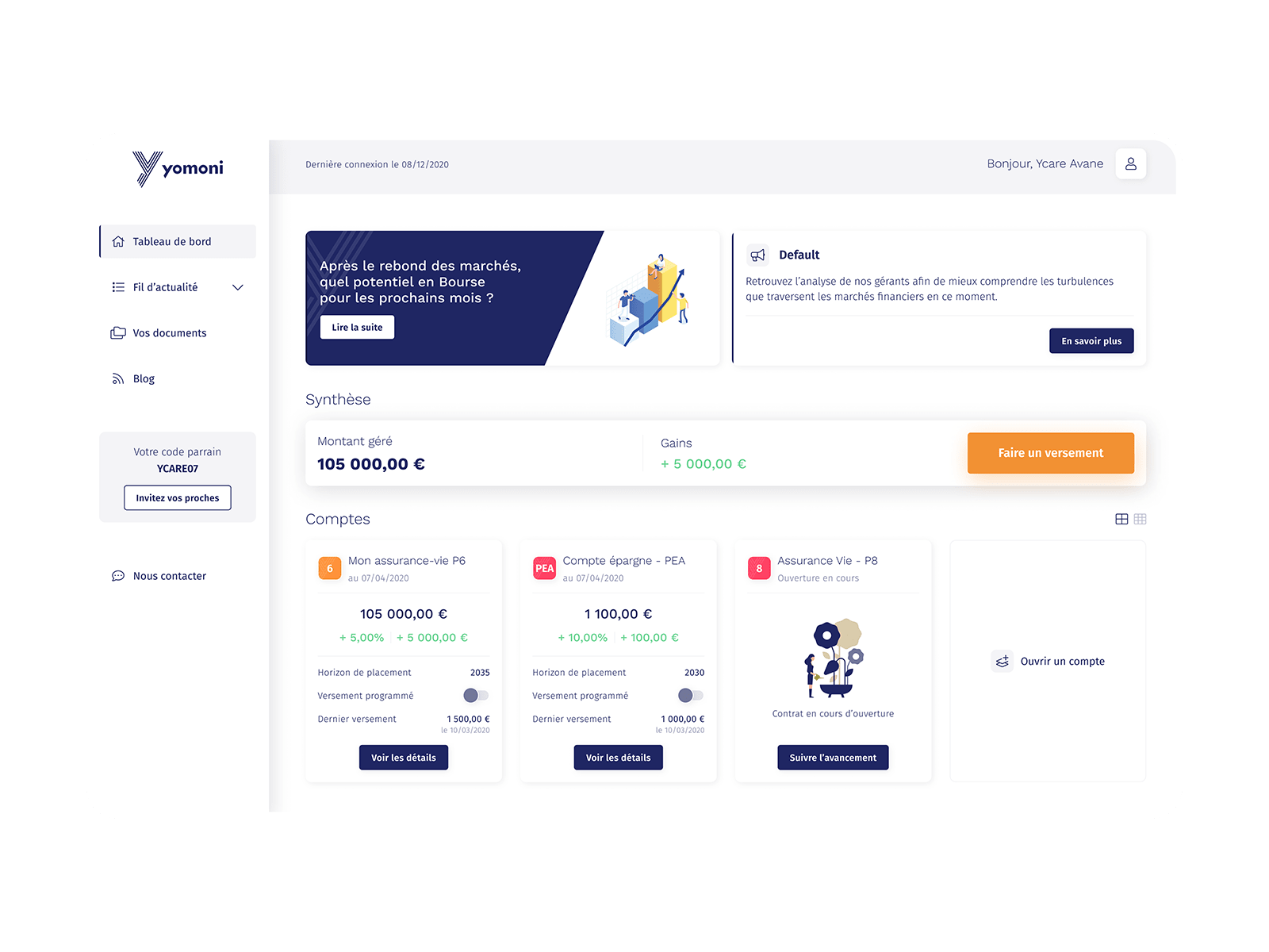 Yomoni - design system - 9