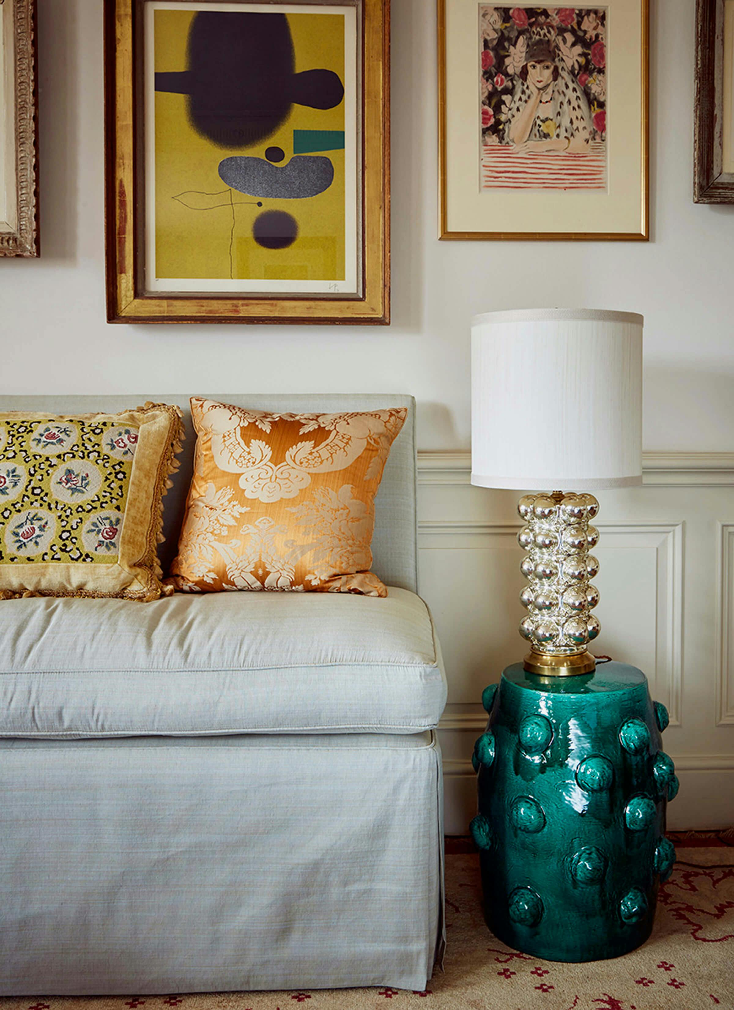 A room featuring a Victoria Stainow lamp