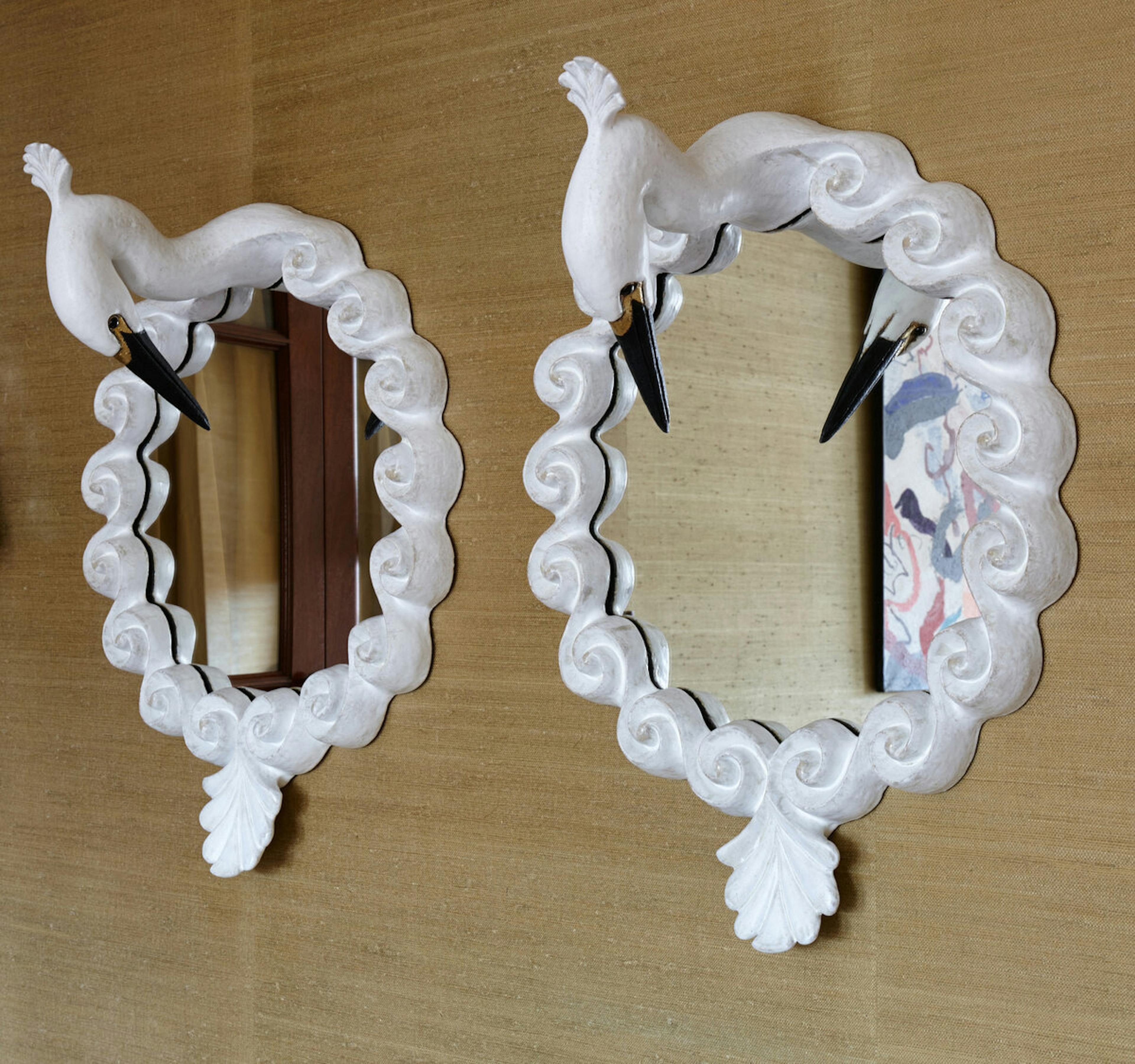 Gail Dooley Egret Mirror