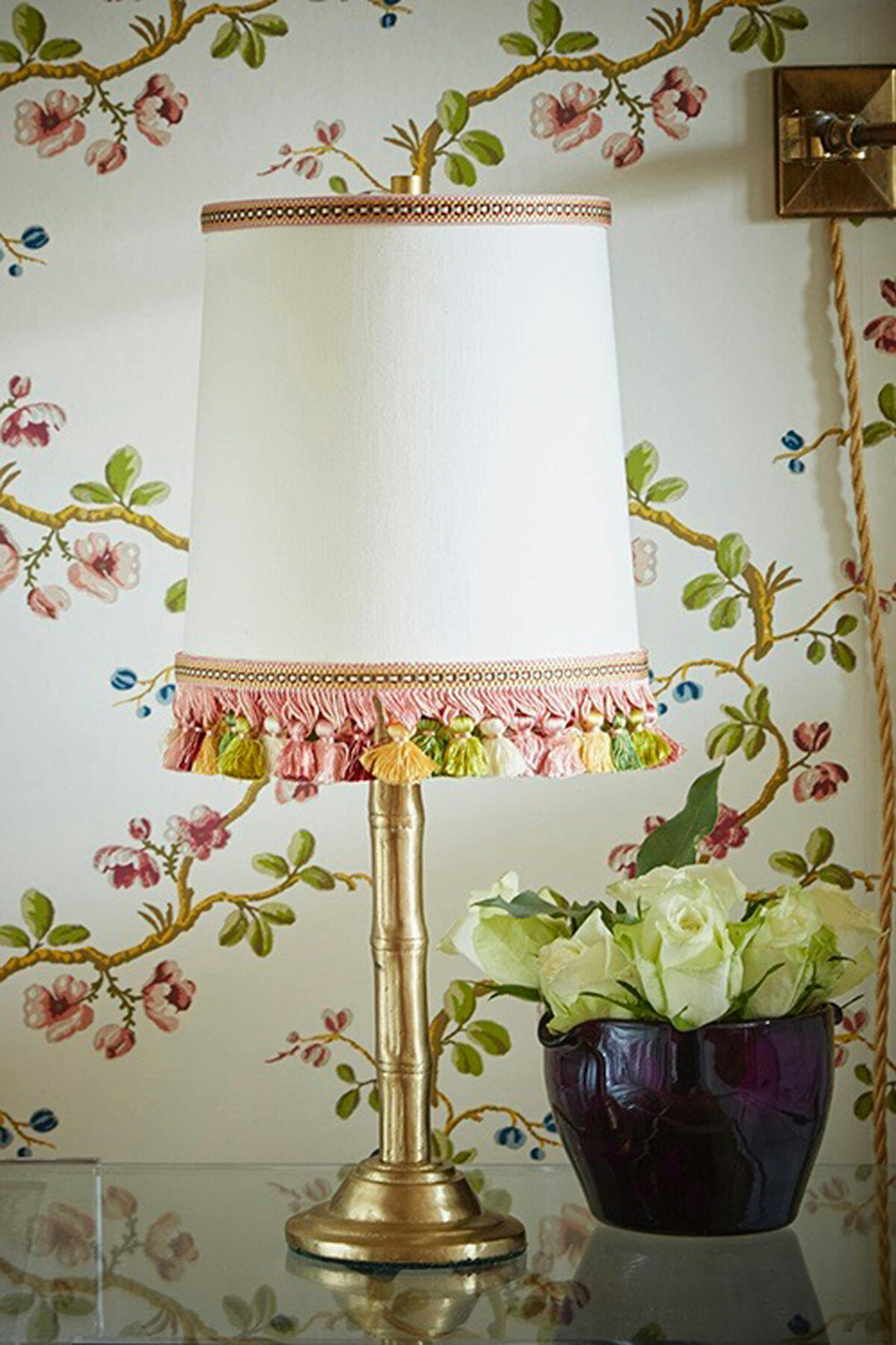 Lampe Bamboo with alternative shade