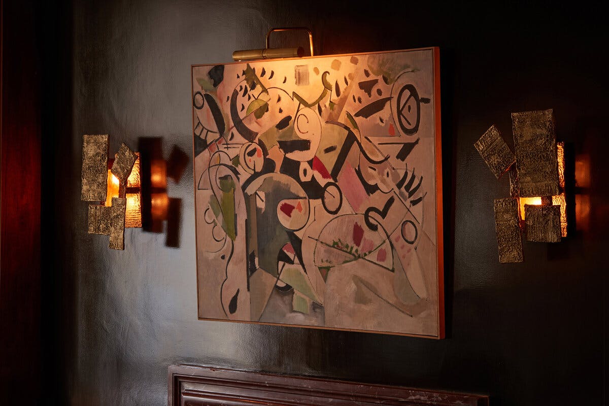 Quadravi Sconce pair on setting