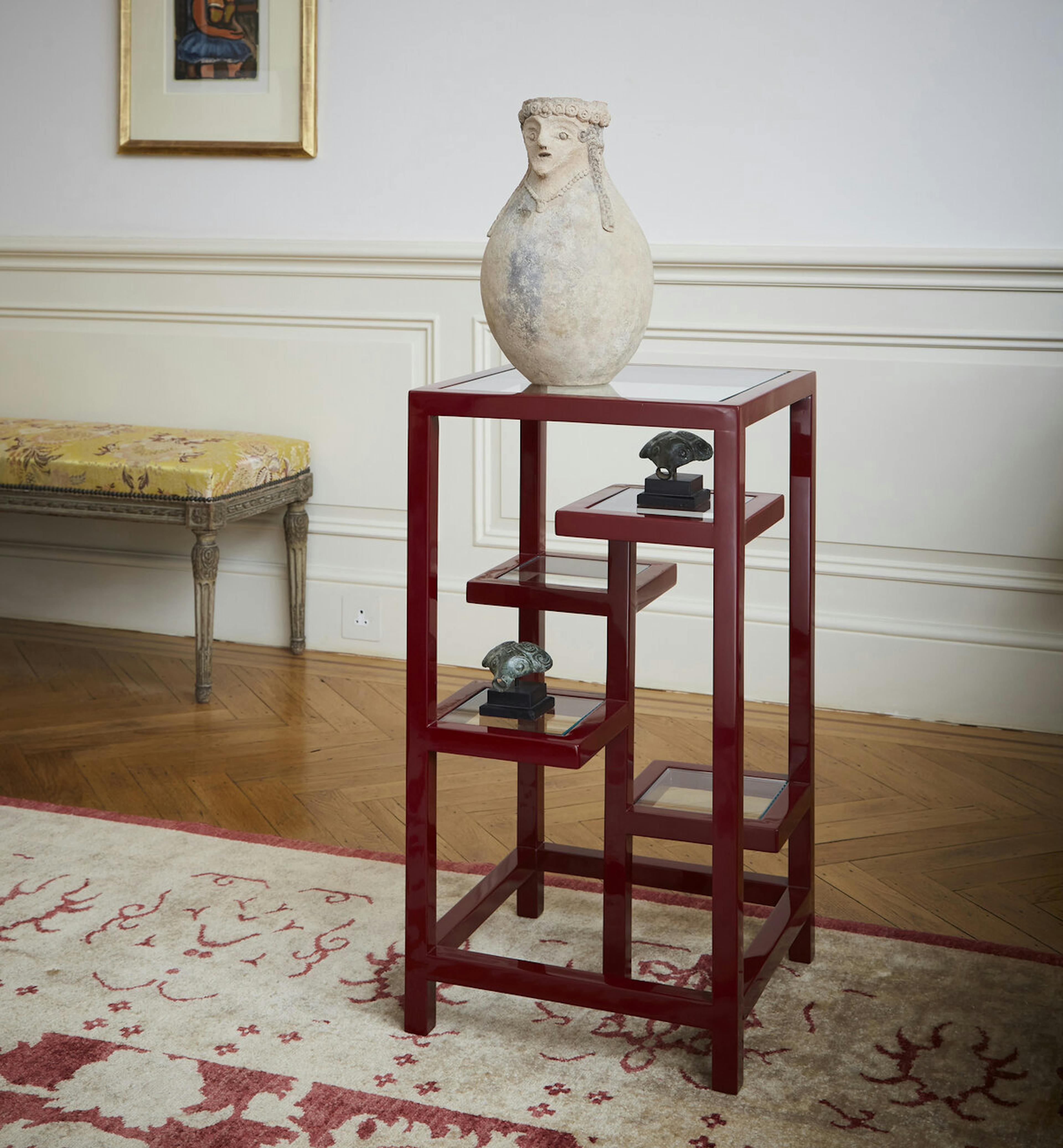 Modernist Table wide on setting