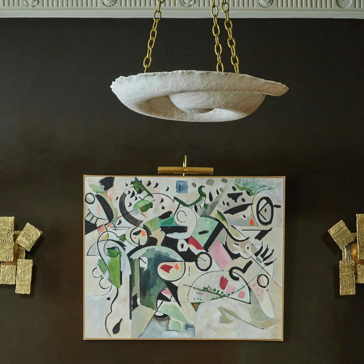 Rochelle lamp in setting room