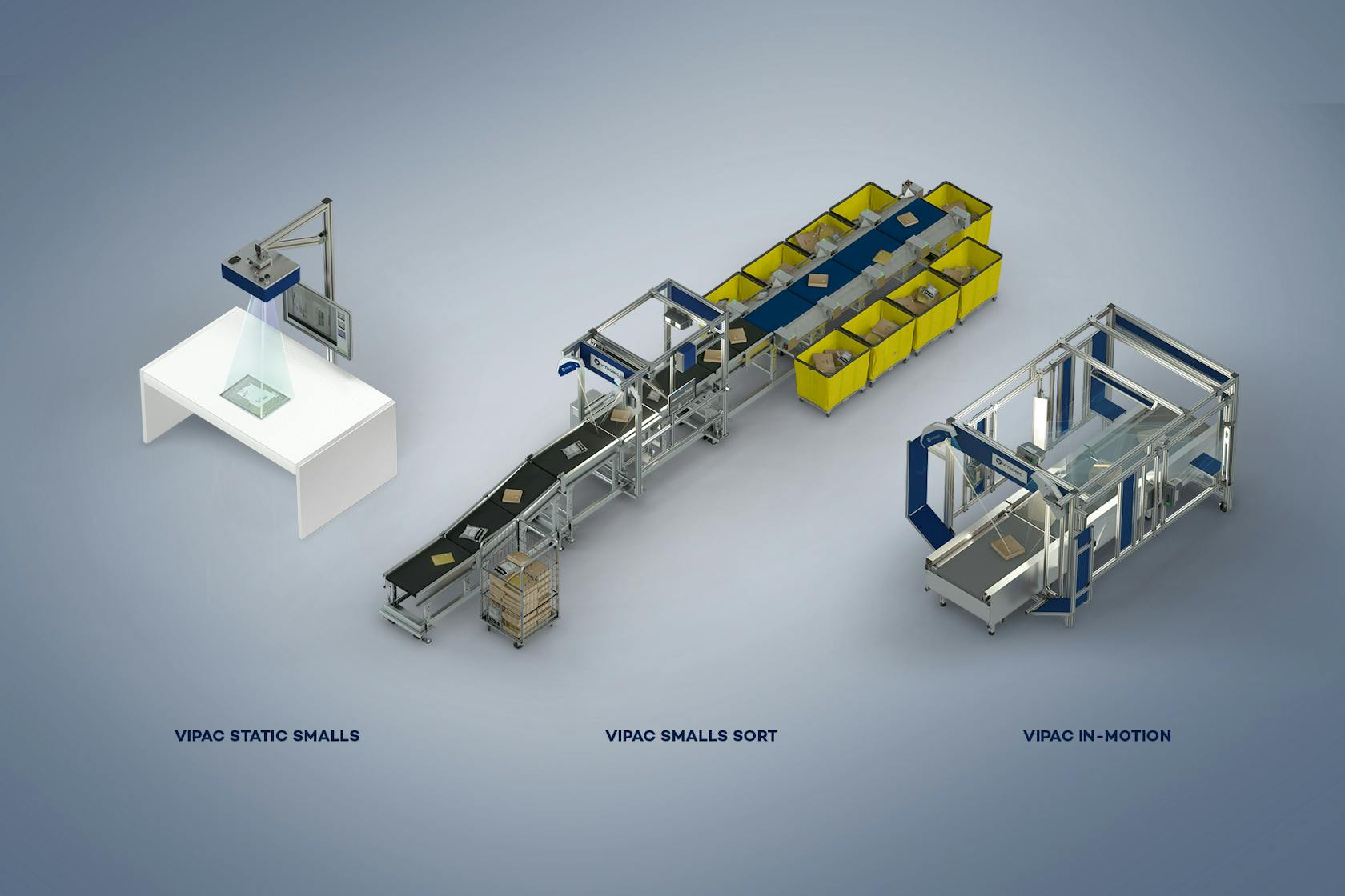 Die flexible VIPAC Systemfamilie von VITRONIC optimiert Logistikprozesse bei der Sendungserfassung.