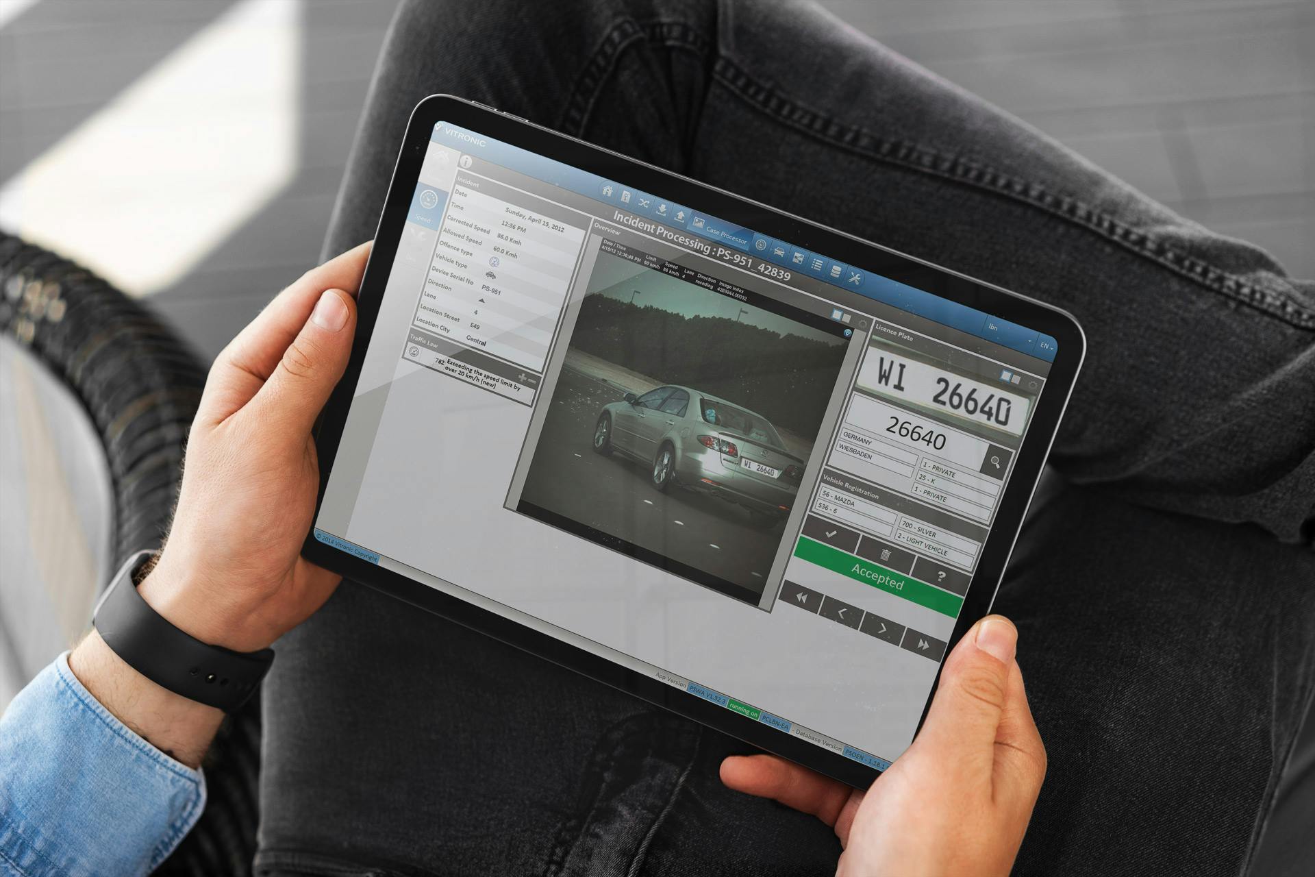 Innovador software de adjudicación de infracciones de tráfico