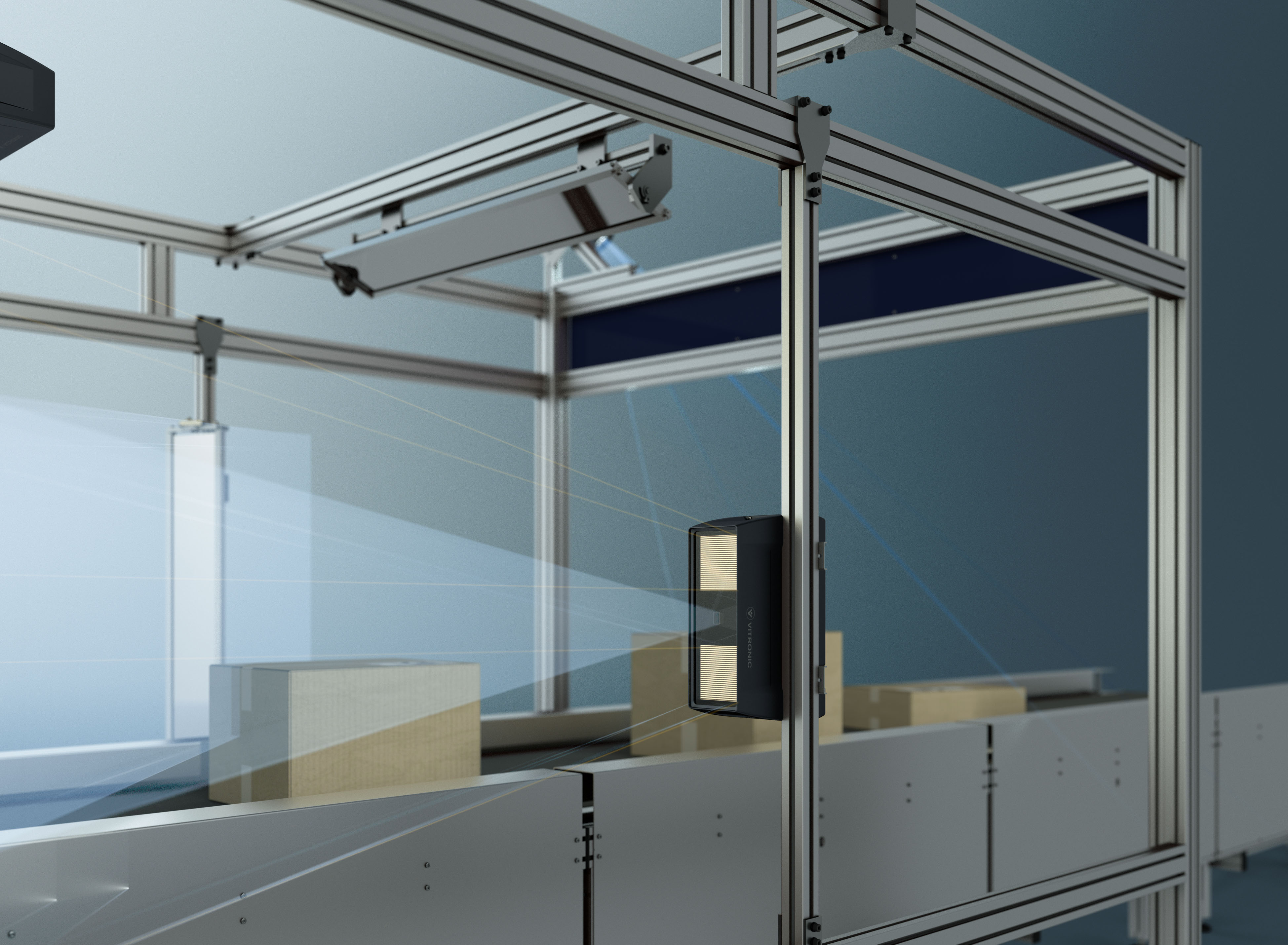 Line-scan camera for bigger objects and wider sorters 