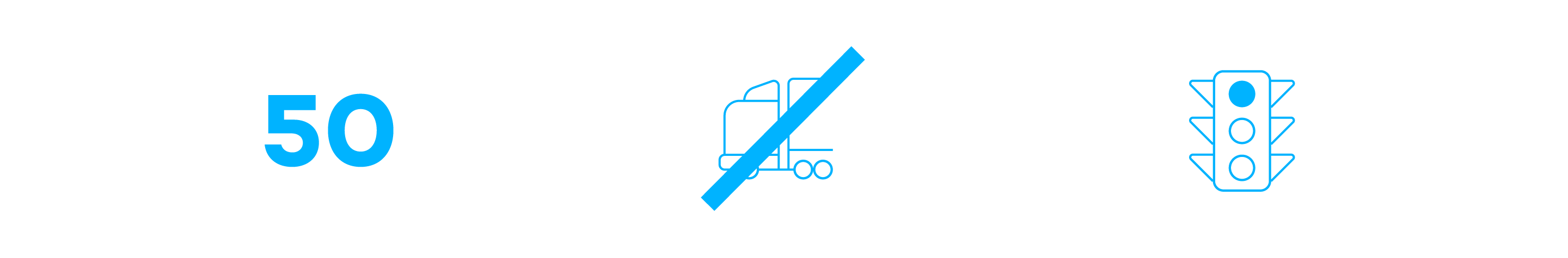 Geschwindigkeitsmessung mit vielen Kombinationsmöglichkeiten.