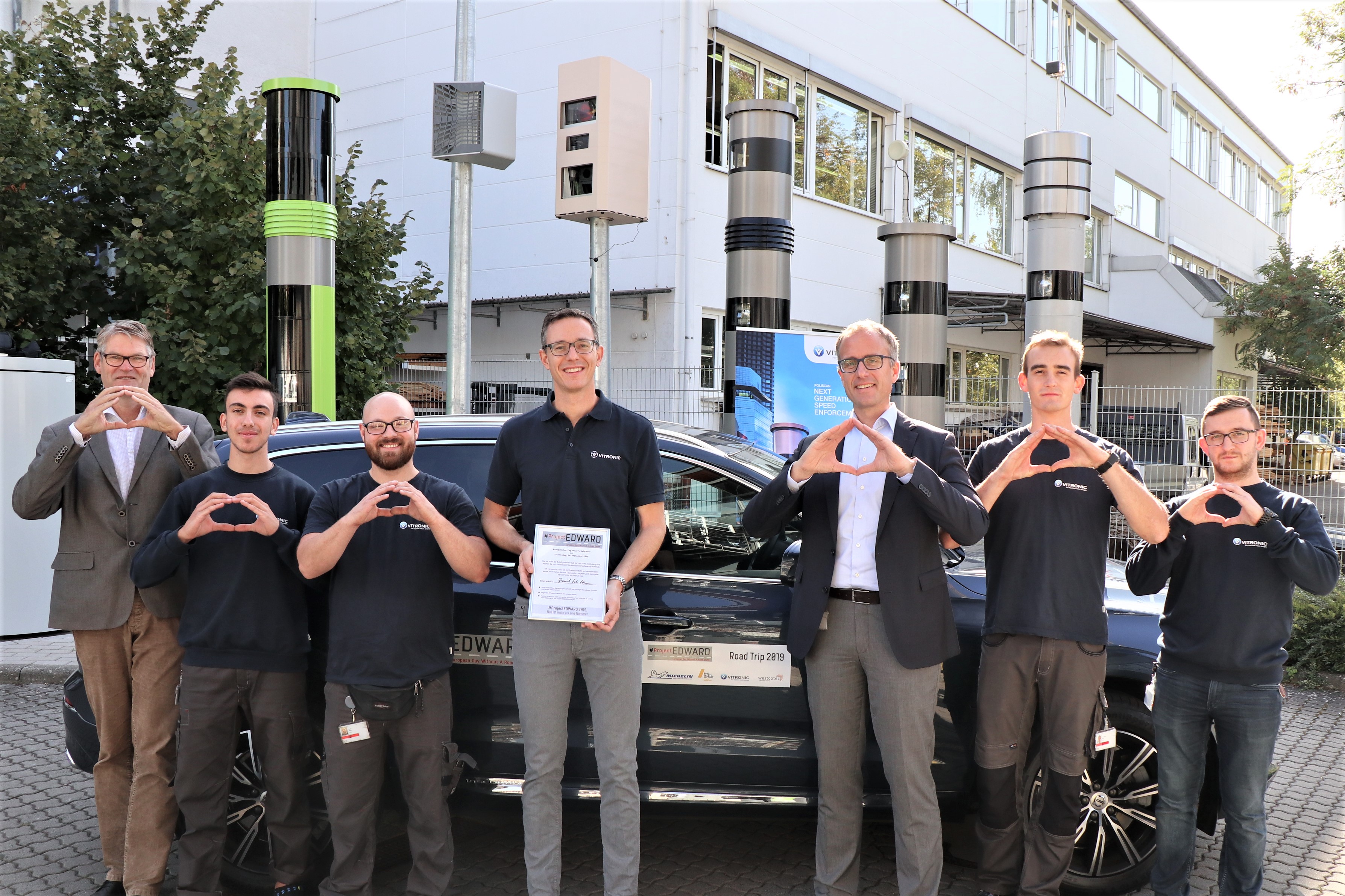 International road safety campaign visits VITRONIC