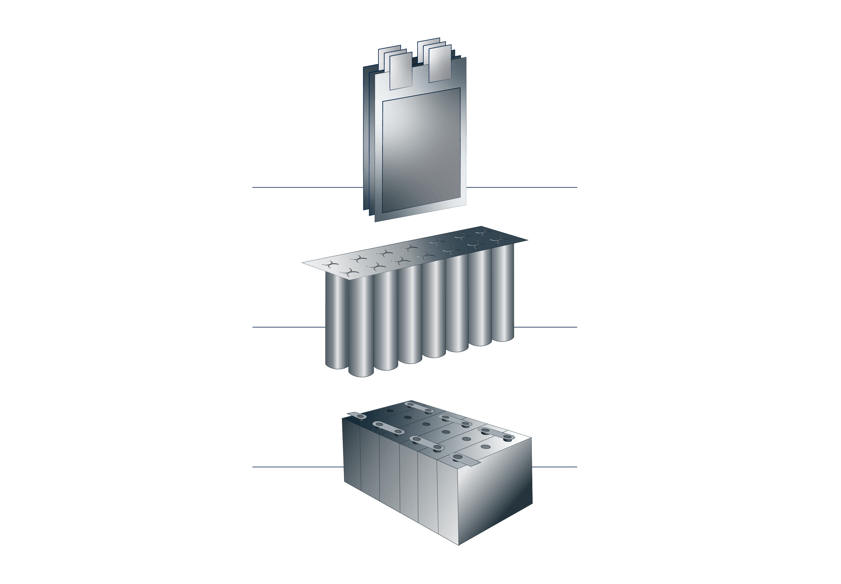 VITRONIC: Die automatische Inline-Prüfung prüft alle Komponenten und die Montage von Modulen + Packs