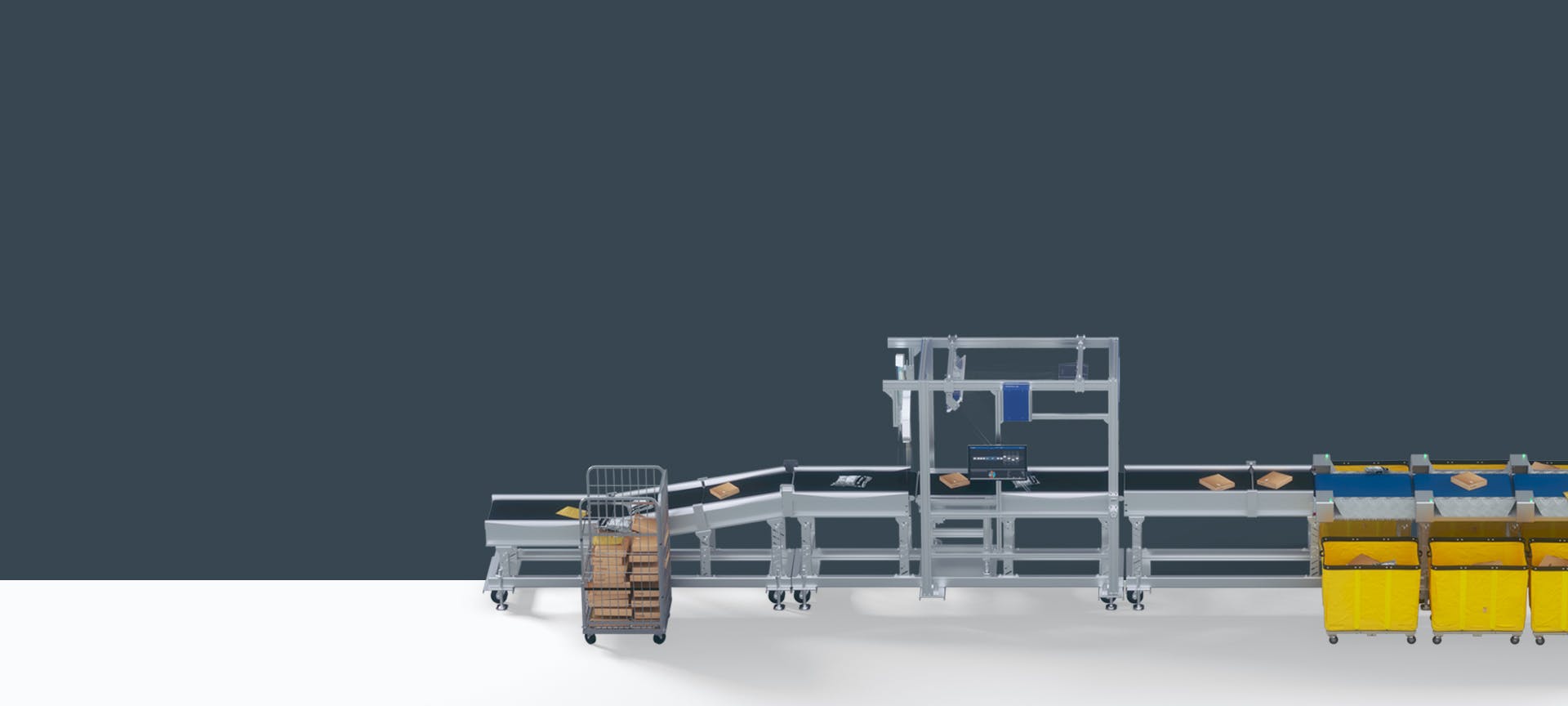 Parcel logistics Consignment sorting: Automatic sorting solutions from VITRONIC for any volume of consignments.