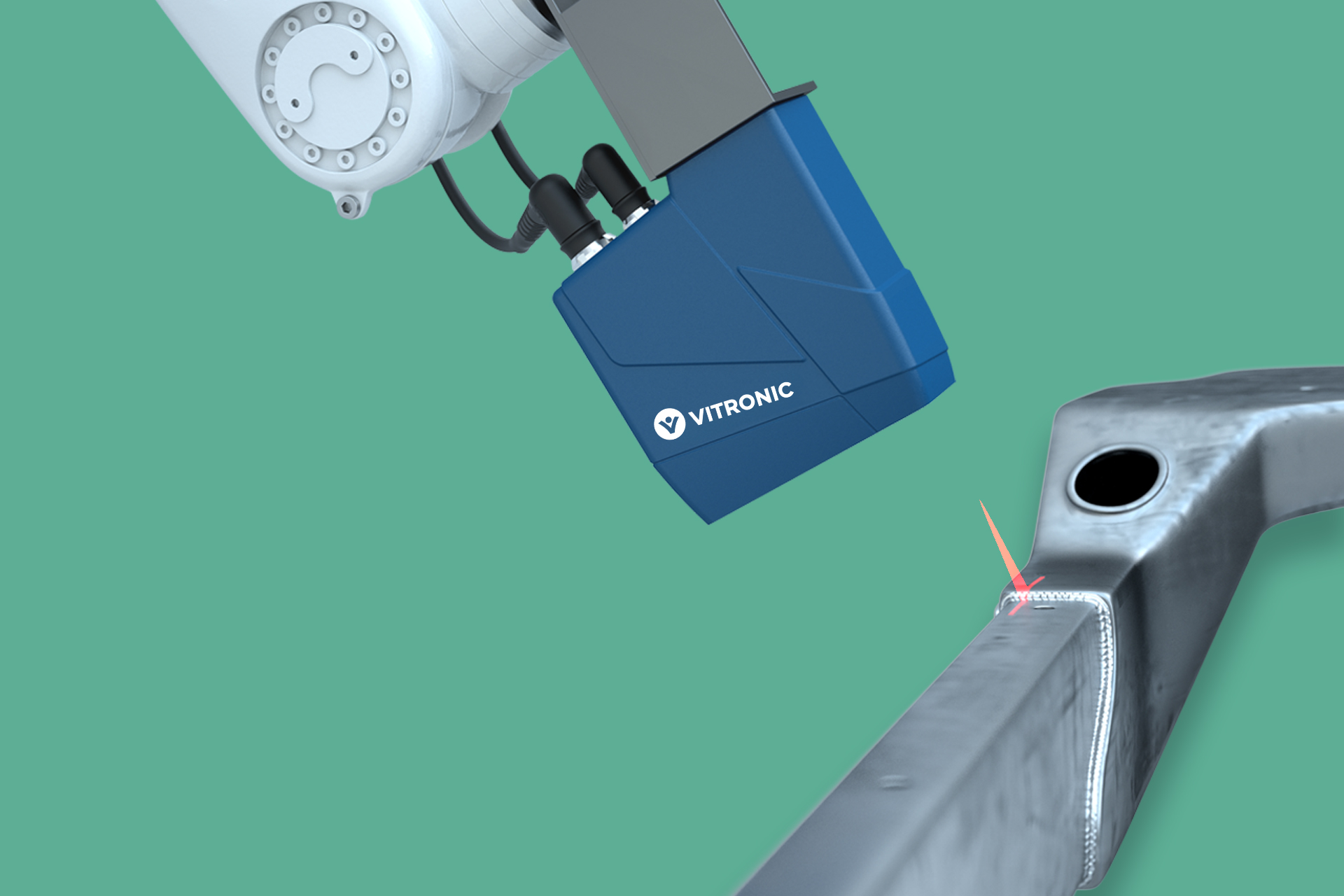 車軸部品の溶接ビード検査：自動検査による不良のない車軸の管理