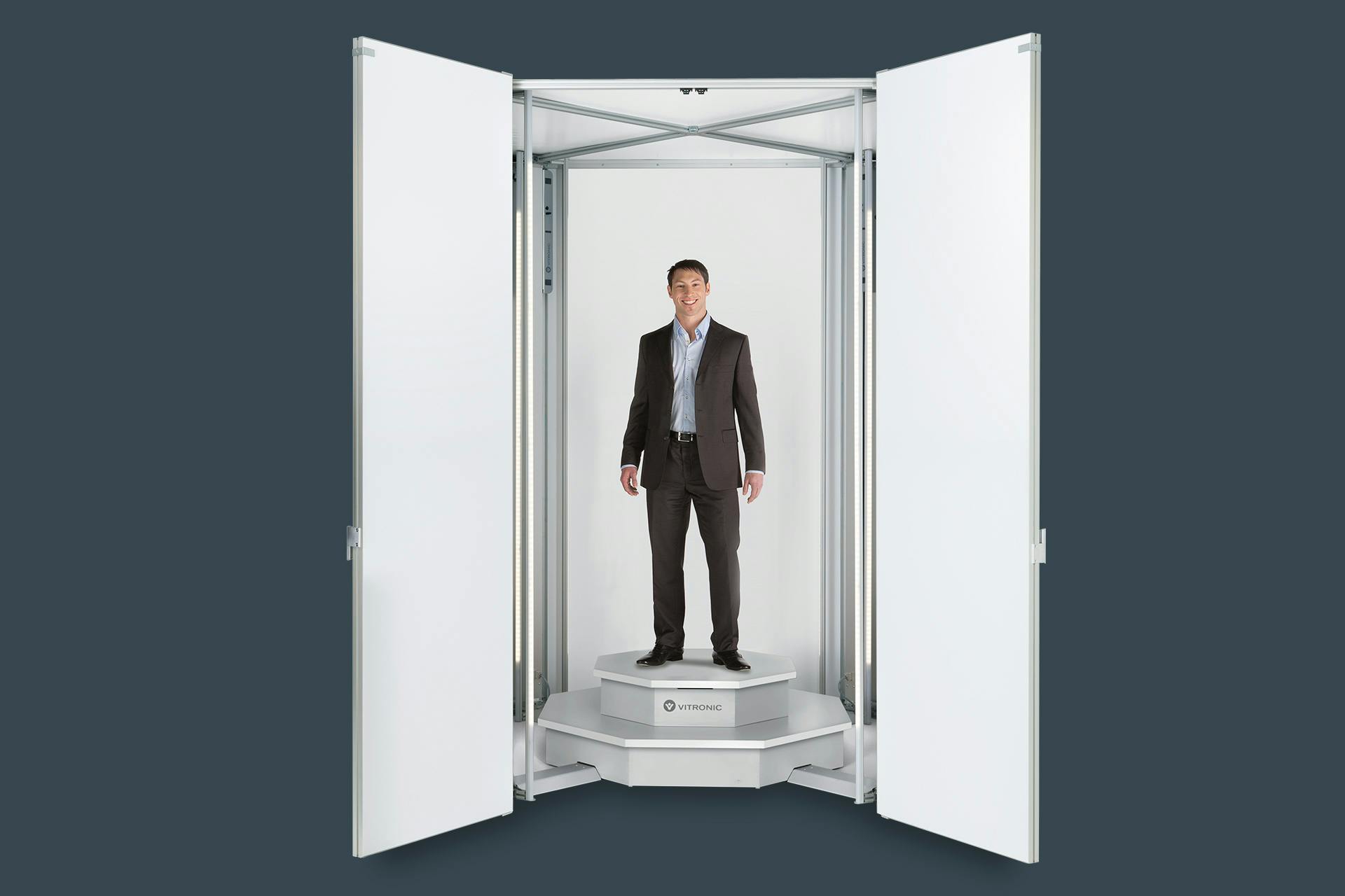 Clothing made to measure with the Bodyscanner.			