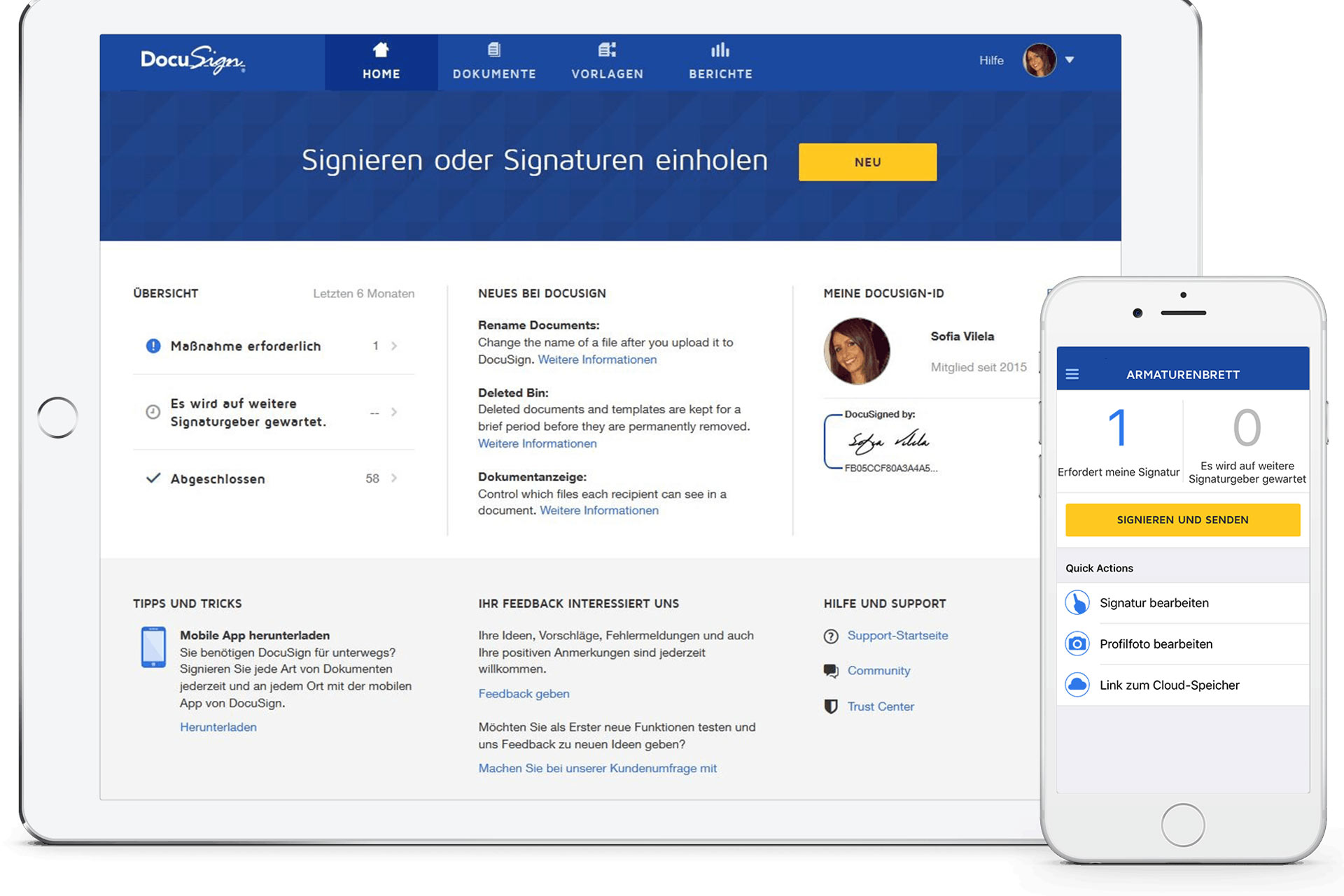 Elektronische Signatur bei VITRONIC: nachhaltig und effizient