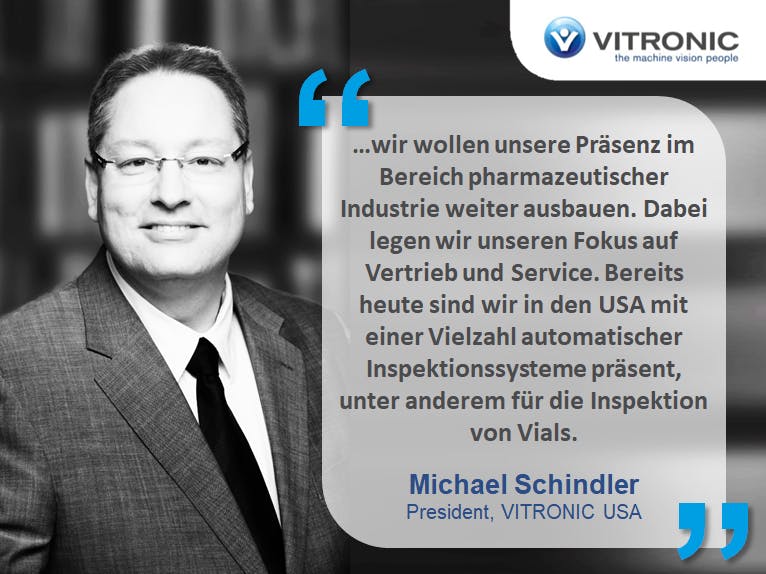 VITRONIC to Present Inspection Systems for Healthcare at Industry Forum in Washington D.C.