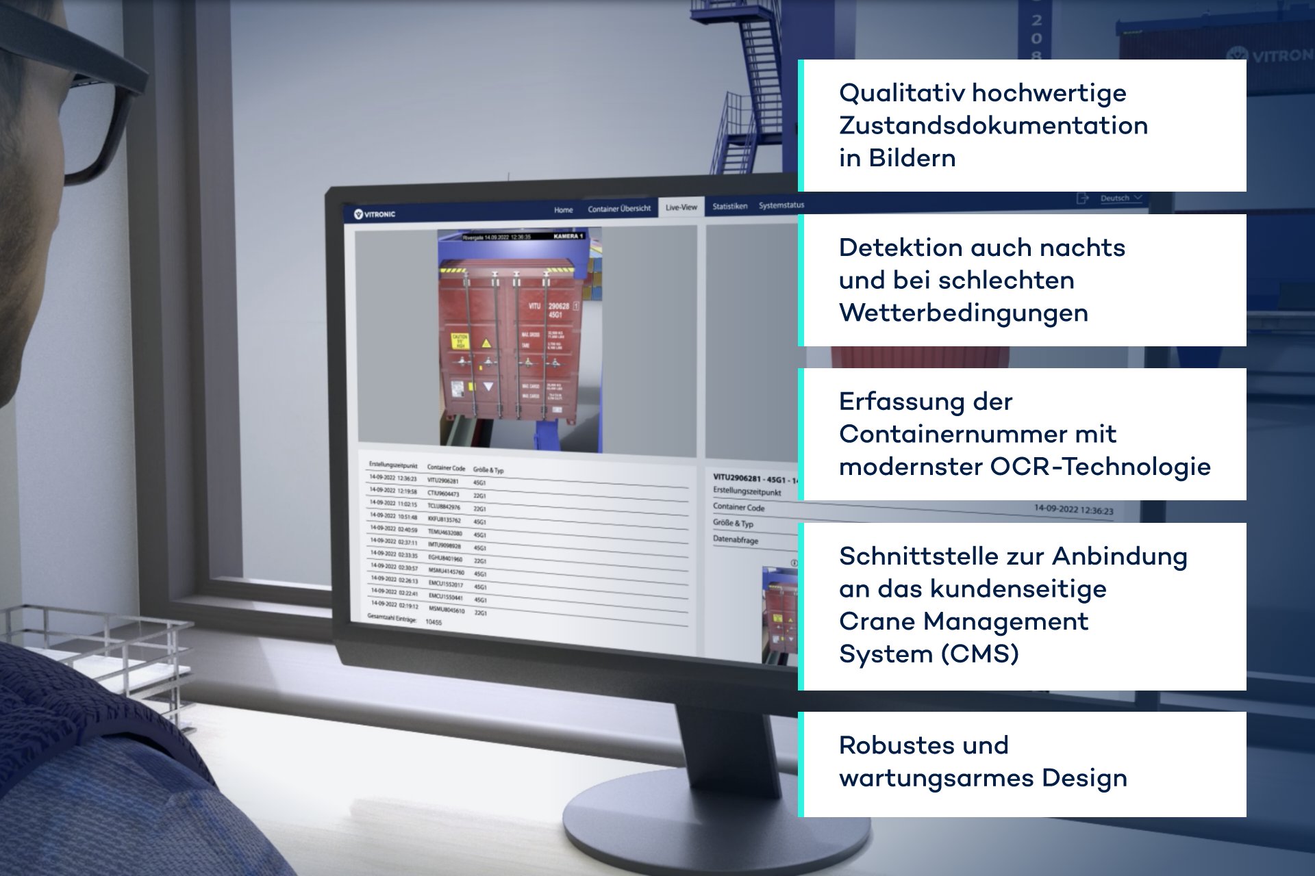 Ihre Vorteil der Container-Identifizierung und Zustandsdokumentation mit Rivergate