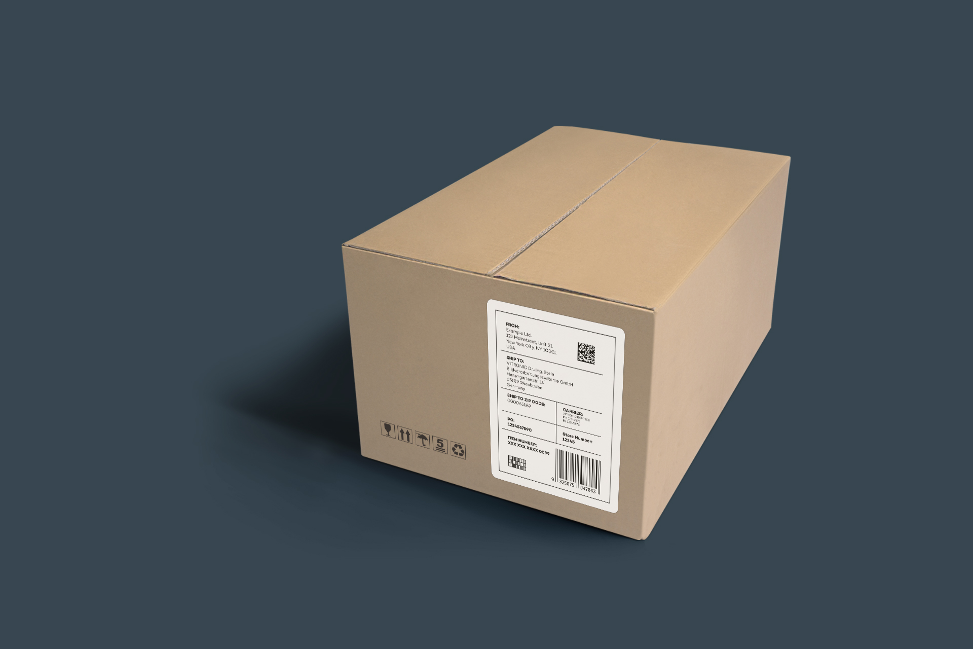 Pakete und Sendungen: Sendungserfassung mit VITRONIC Systemen erfasst alle Daten auf Adressaufklebern.