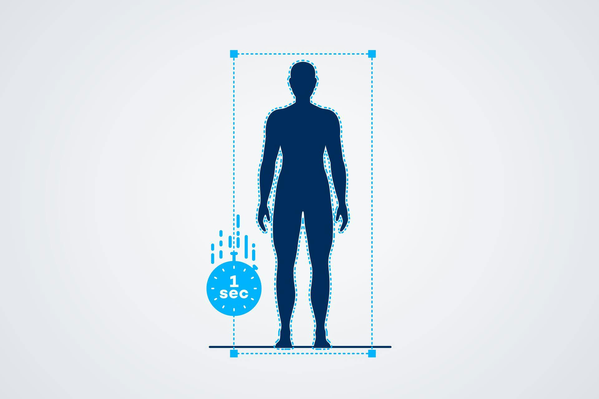 Medición corporal 3D específica para deportes