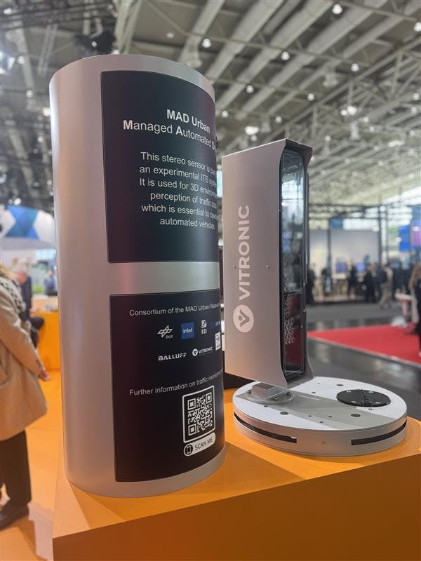 Der Stereosensor von VITRONIC für präzise 3D-Umgebungserfassung und Anwendungen im Bereich autonomes Fahren