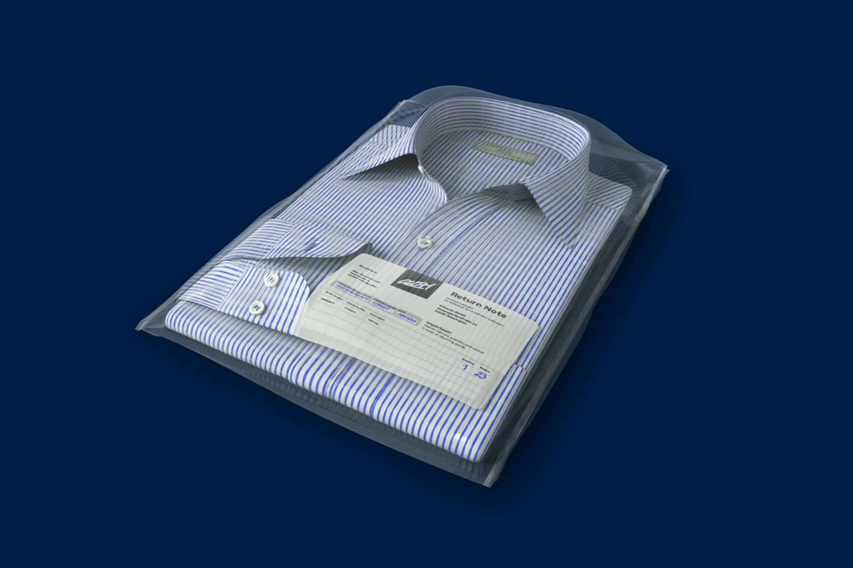 Una camisa como devolución: Gestión automatizada de las devoluciones con registro de los códigos de barras y el motivo de la devolución.