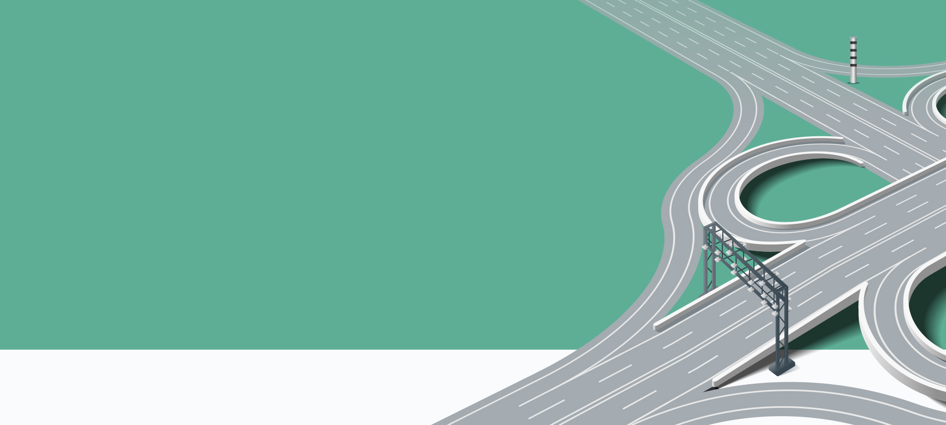 用于智能收费系统的收费龙门架