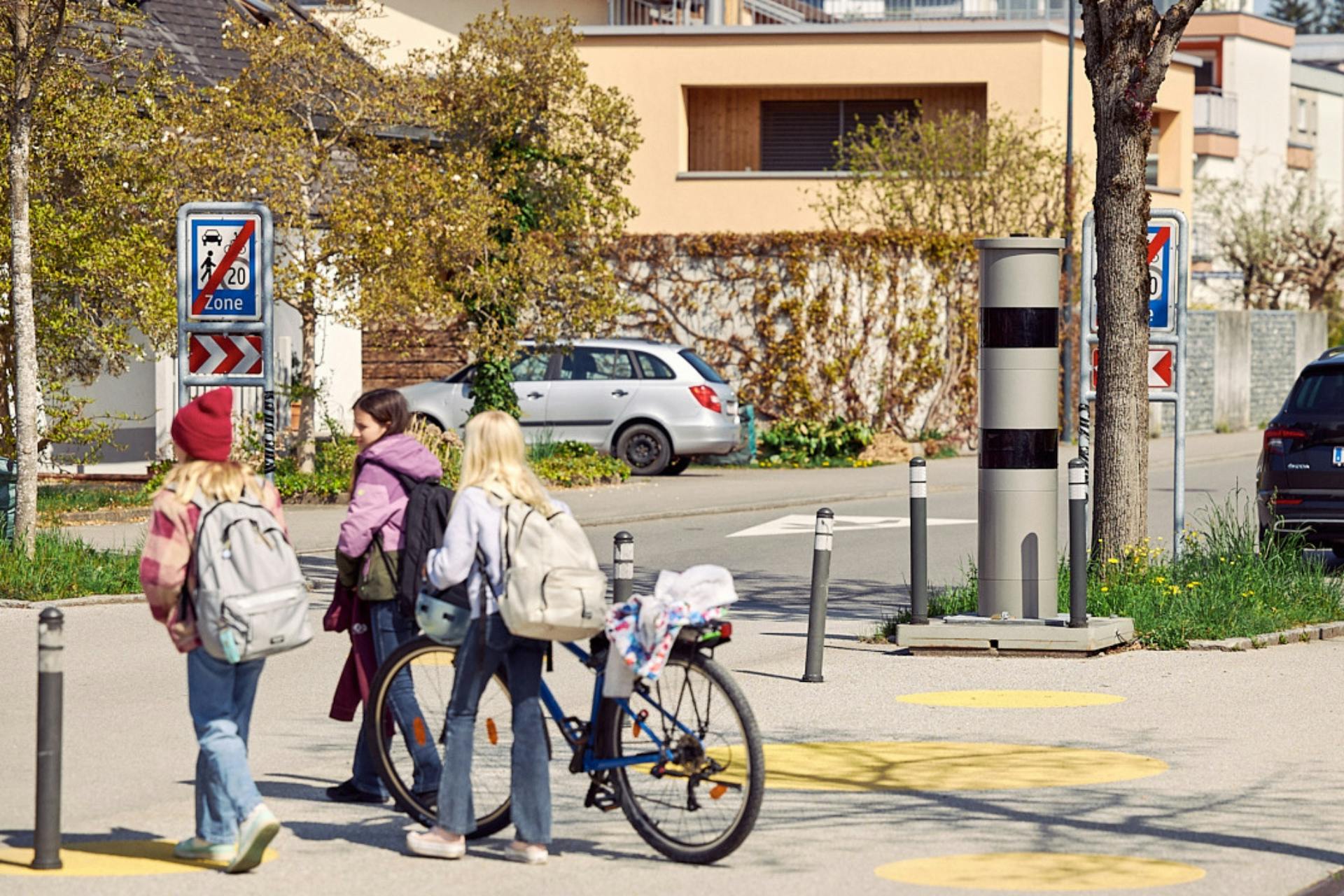 Verkehrssicherheit in Schulzonen 