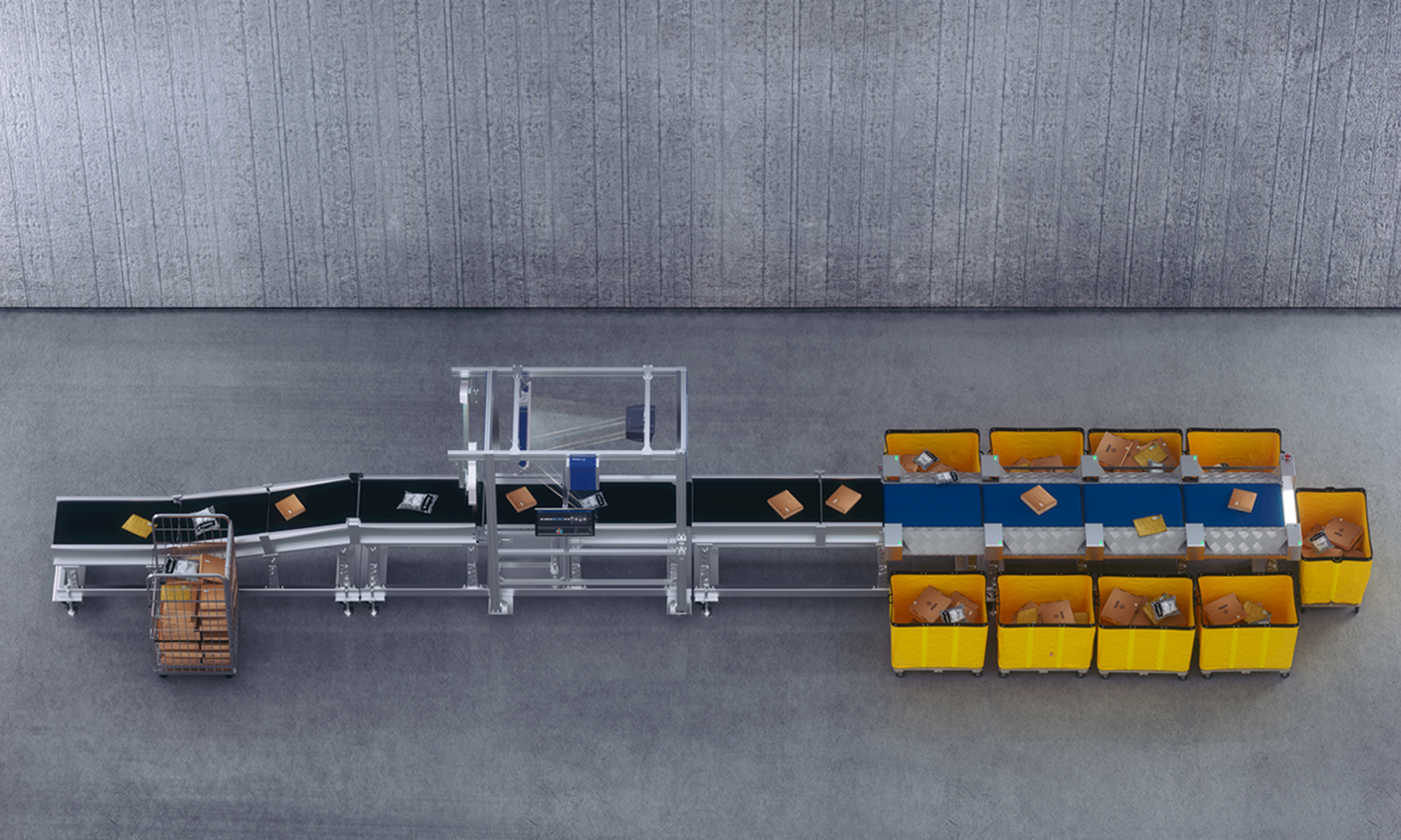 VITRONIC presents a complete solution for parcel logistics