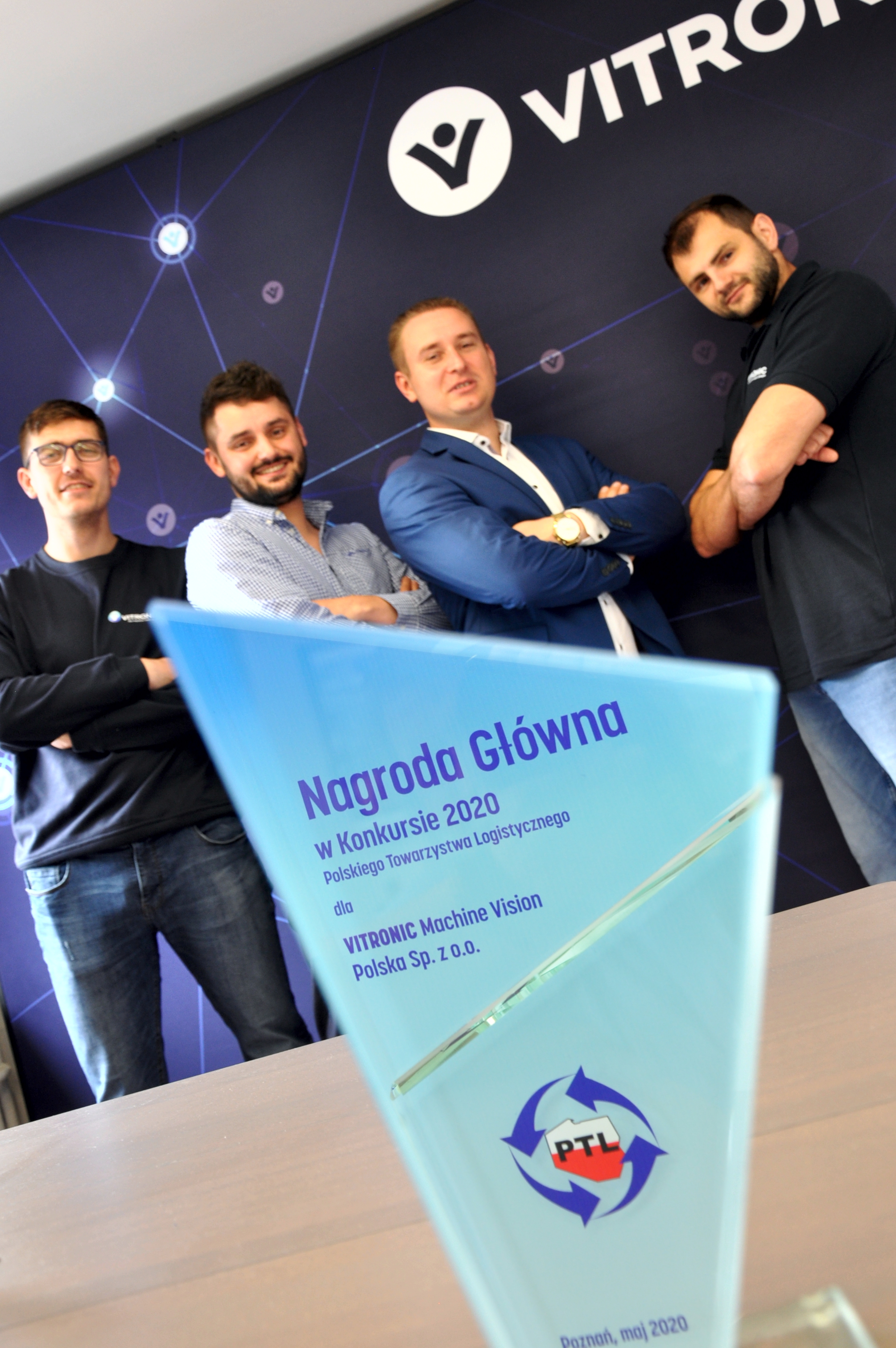 VITRONIC zdobył główną nagrodę Polskiego Towarzystwa  Logistycznego 2020