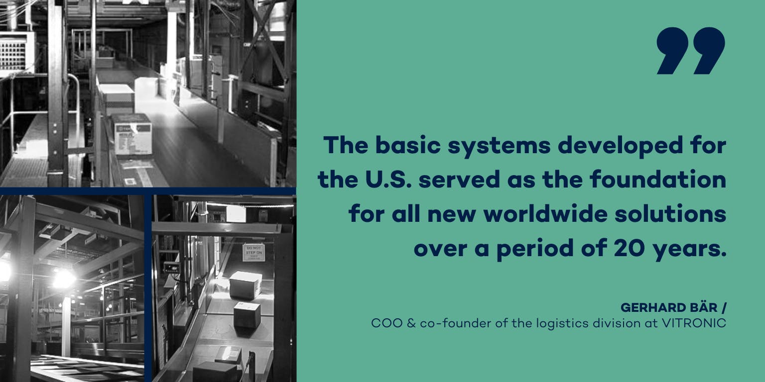 The basic systems developed for the U.S. served as the foundation for all new worldwide solutions over a period of 20 years.