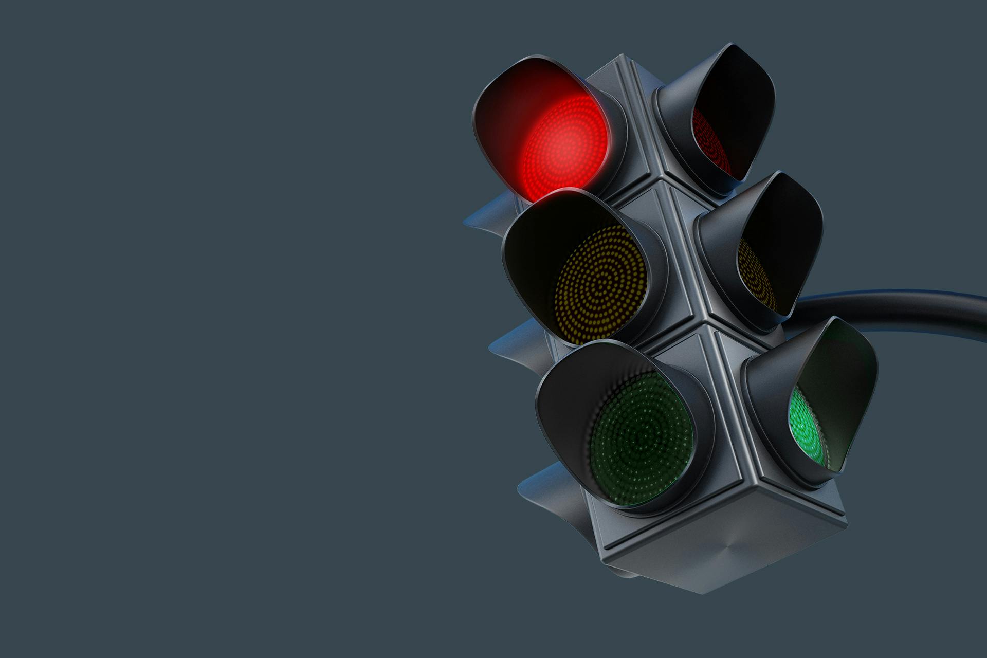 System kontroli przejazdu skrzyżowania na czerwonym świetle firmy VITRONIC
