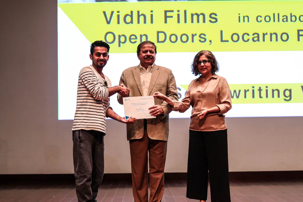 Dostain Baloch wins best script in progress.