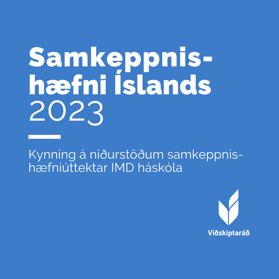 Samkeppnishæfni Íslands 2023