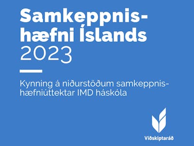 Samkeppnishæfni Íslands 2023