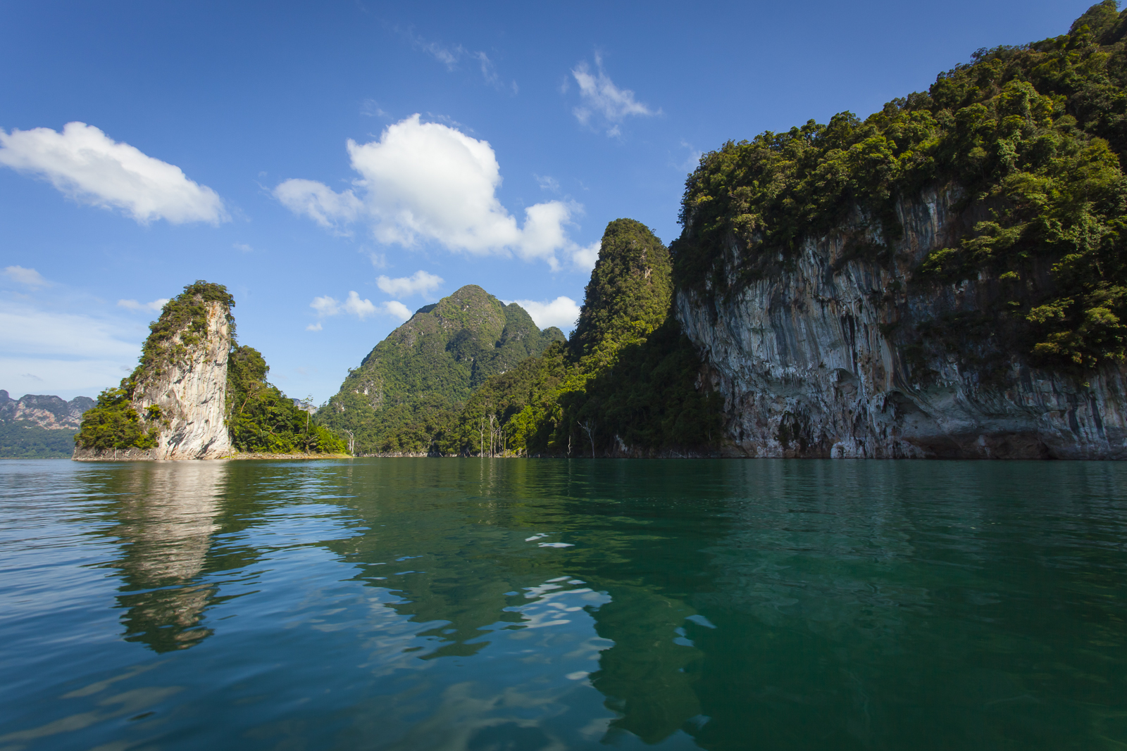 Khao Sok þjóðgarðurinn í Tælandi.