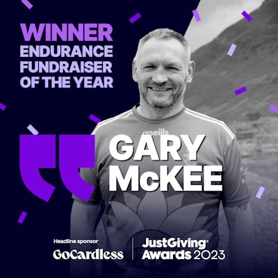 JustGiving Awards profile photo of Gary McKee.