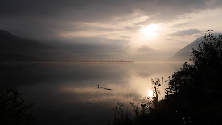Lake Ascona in the morning