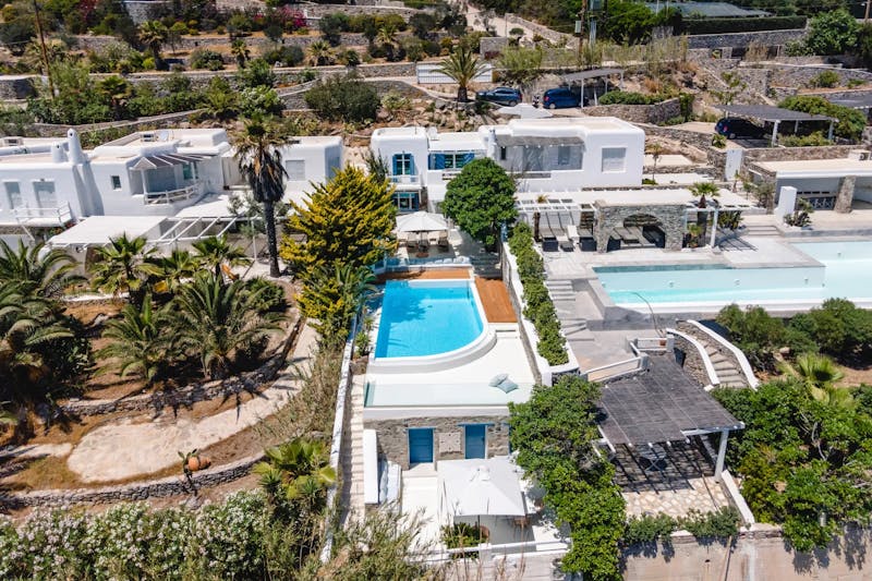 Drone View of the villa