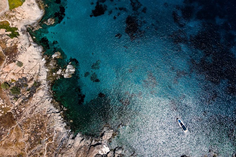 Sea Drone Views in front of the villa
