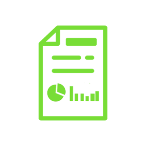 Infographics icon green