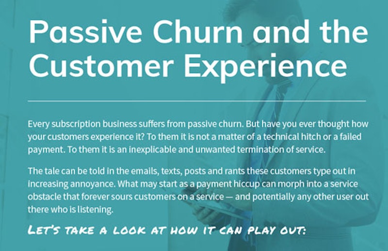 Passive Churn and the Customer Experience