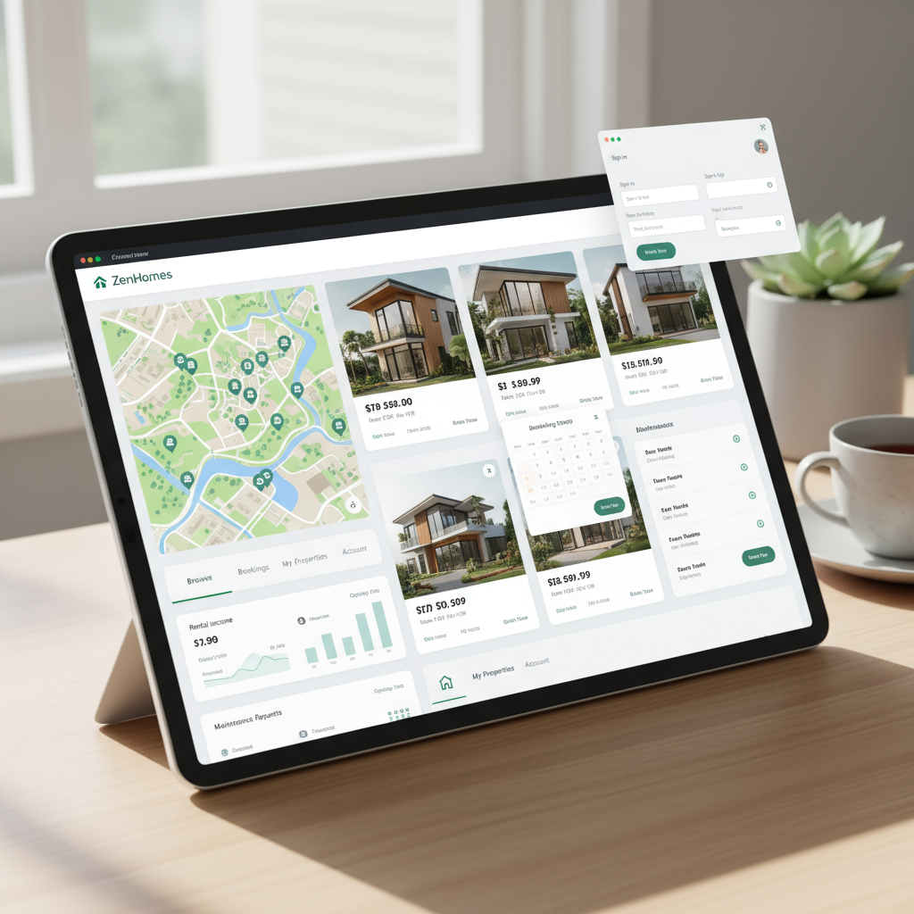 ZENHOMES – REAL ESTATE APP